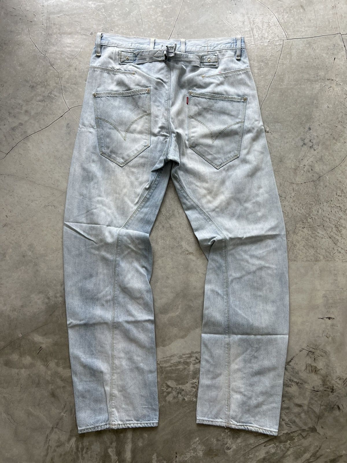 Levi's Levis Engineered Jeans Buckleback Tag W31 Actual 33x32 Size US 31 - 5 Thumbnail