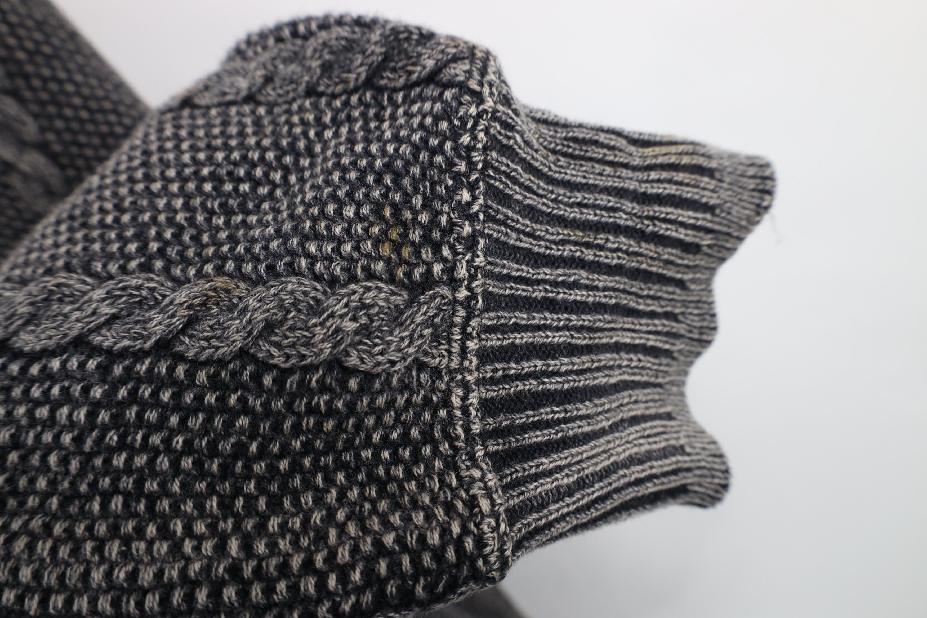 Vintage Vintage 90s CP Company Massimo Osti Cable Knit Sweater Size US L / EU 52-54 / 3 - 9 Thumbnail