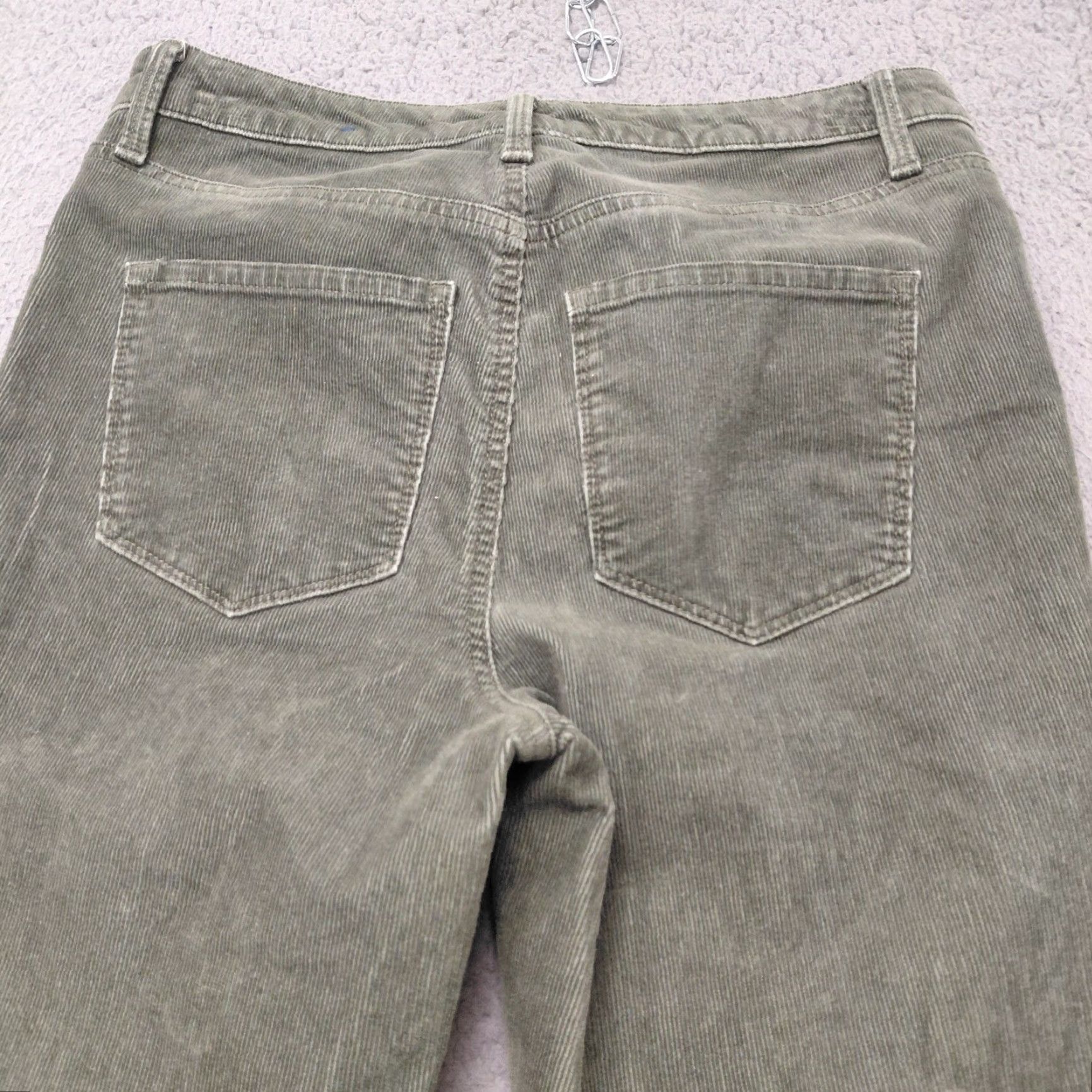 Talbots VINTAGE Talbots Corduroy Pants Womens 6 Sage Green High Waist Jegging Ankle Preppy Pants Womens Regular Straight Green 6 Talbots Mens? Size 28" / US 6 / IT 42 - 3 Thumbnail