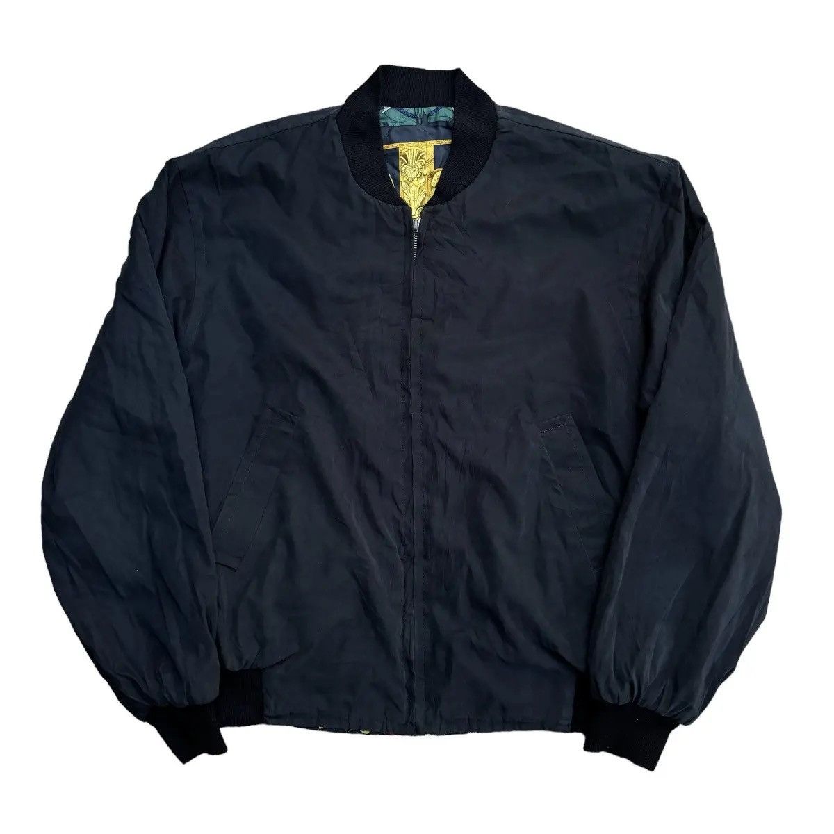 Hermes Vintage Hermes "Torana" Silk Bomber Jacket Size US S / EU 44-46 / 1 - 11 Thumbnail