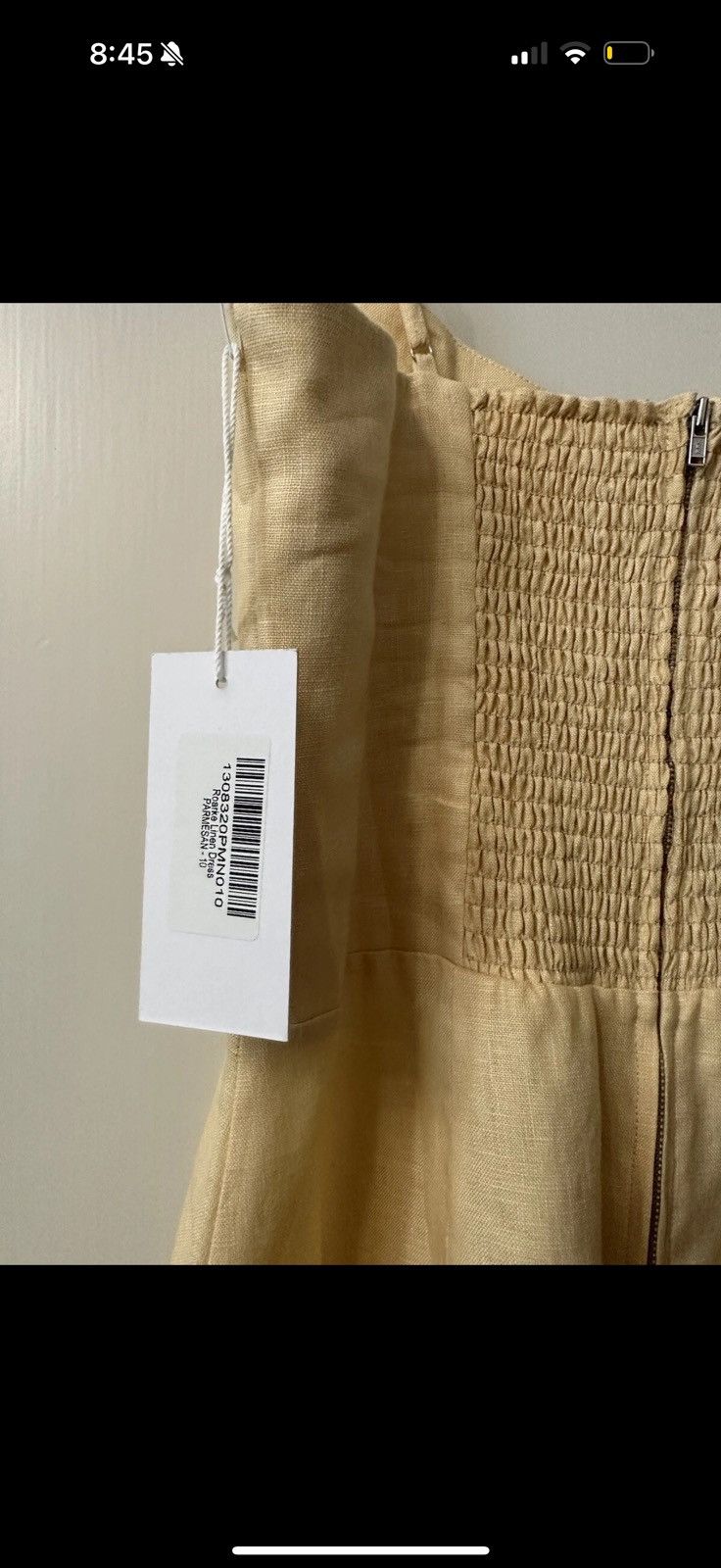 Reformation Reformation Roarke Linen Dress NWT Size 10 Size L / US 10 / IT 46 - 3 Thumbnail