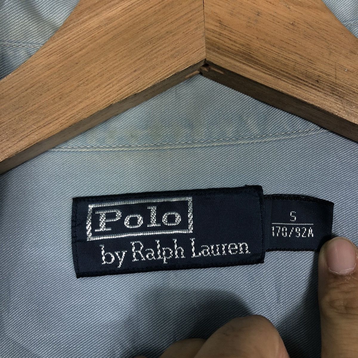 Polo Ralph Lauren 🔥90’s Chambrey Shirt Jacket Navajo Aztec Shoulders Design Size US S / EU 44-46 / 1 - 13 Thumbnail
