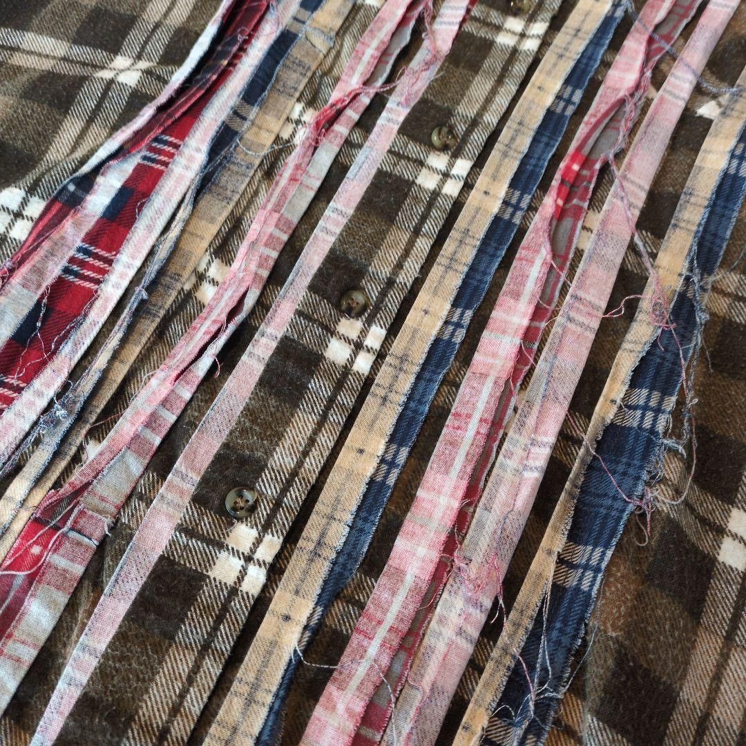Needles NEEDLES REBUILD RIBBON FLANNEL SHIRT Size US M / EU 48-50 / 2 - 3 Thumbnail