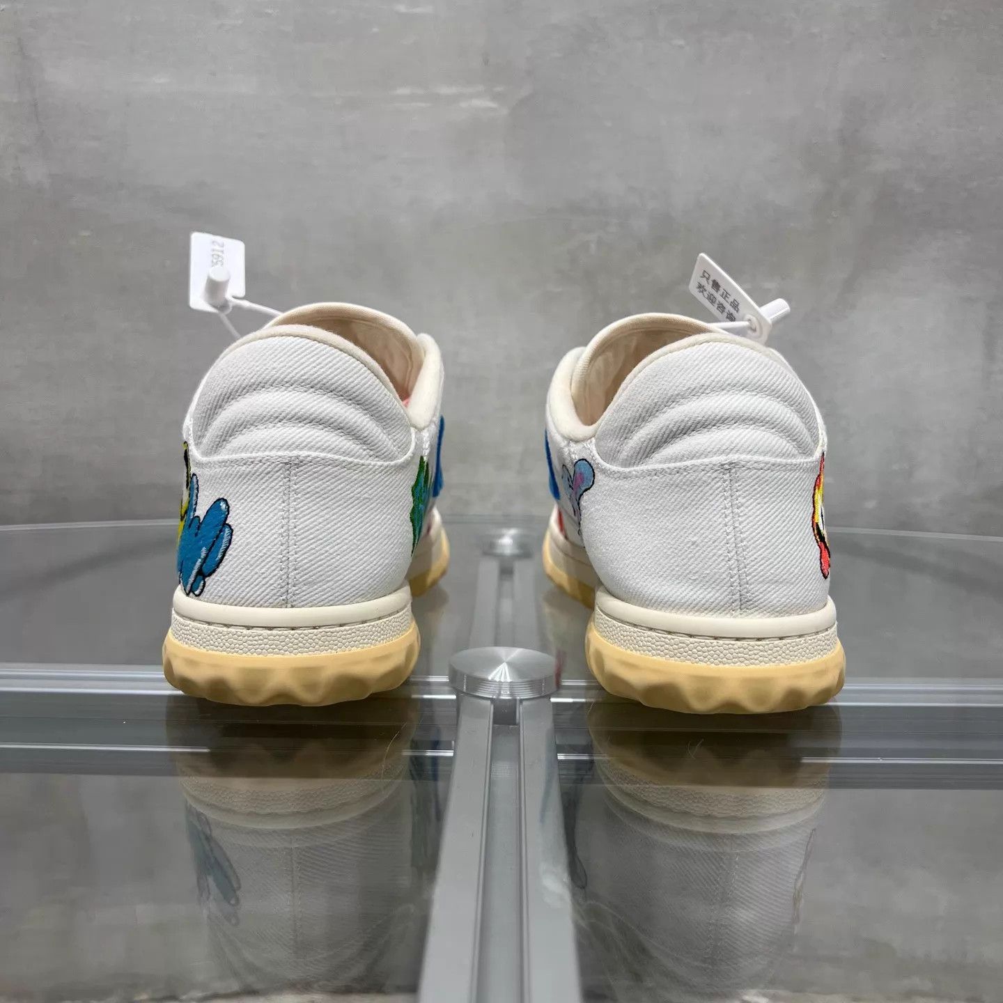 Gucci Gucci Mac80 GG Cartoon Graff White Sneakers 37.5 Size US 7 / IT 37 - 6 Thumbnail