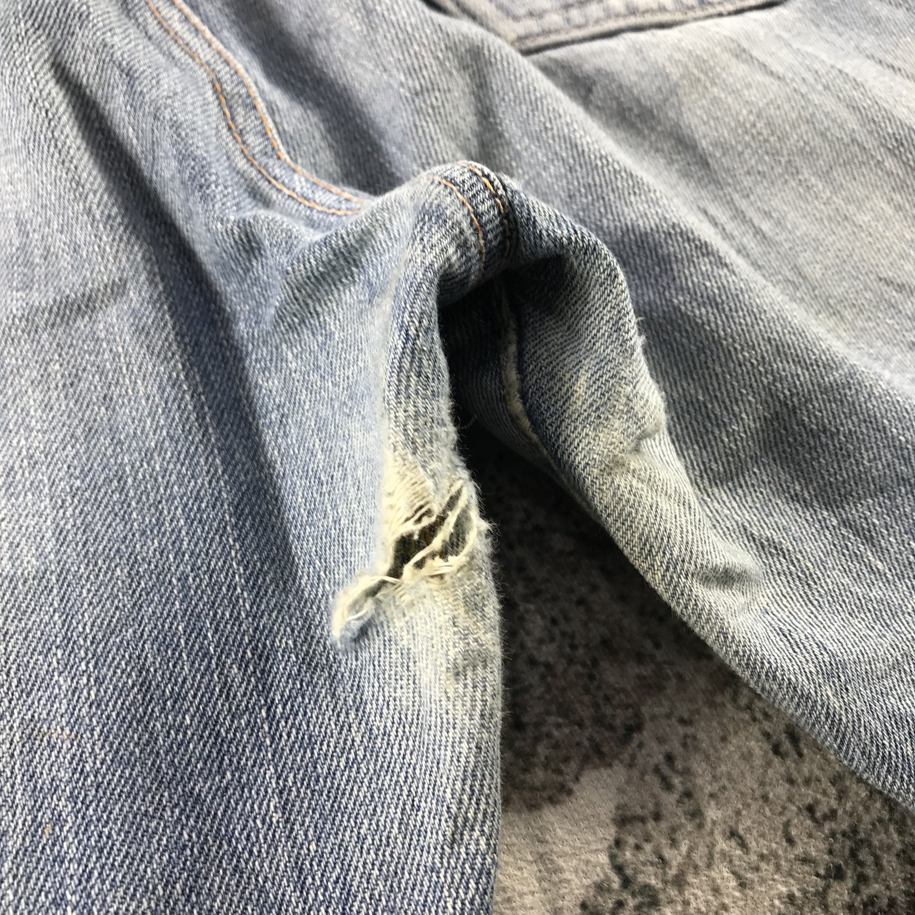 Edwin Distress Edwin 505 Redlne Jeans Selvedge Denim KJ3345 Size US 28 / EU 44 - 8 Thumbnail