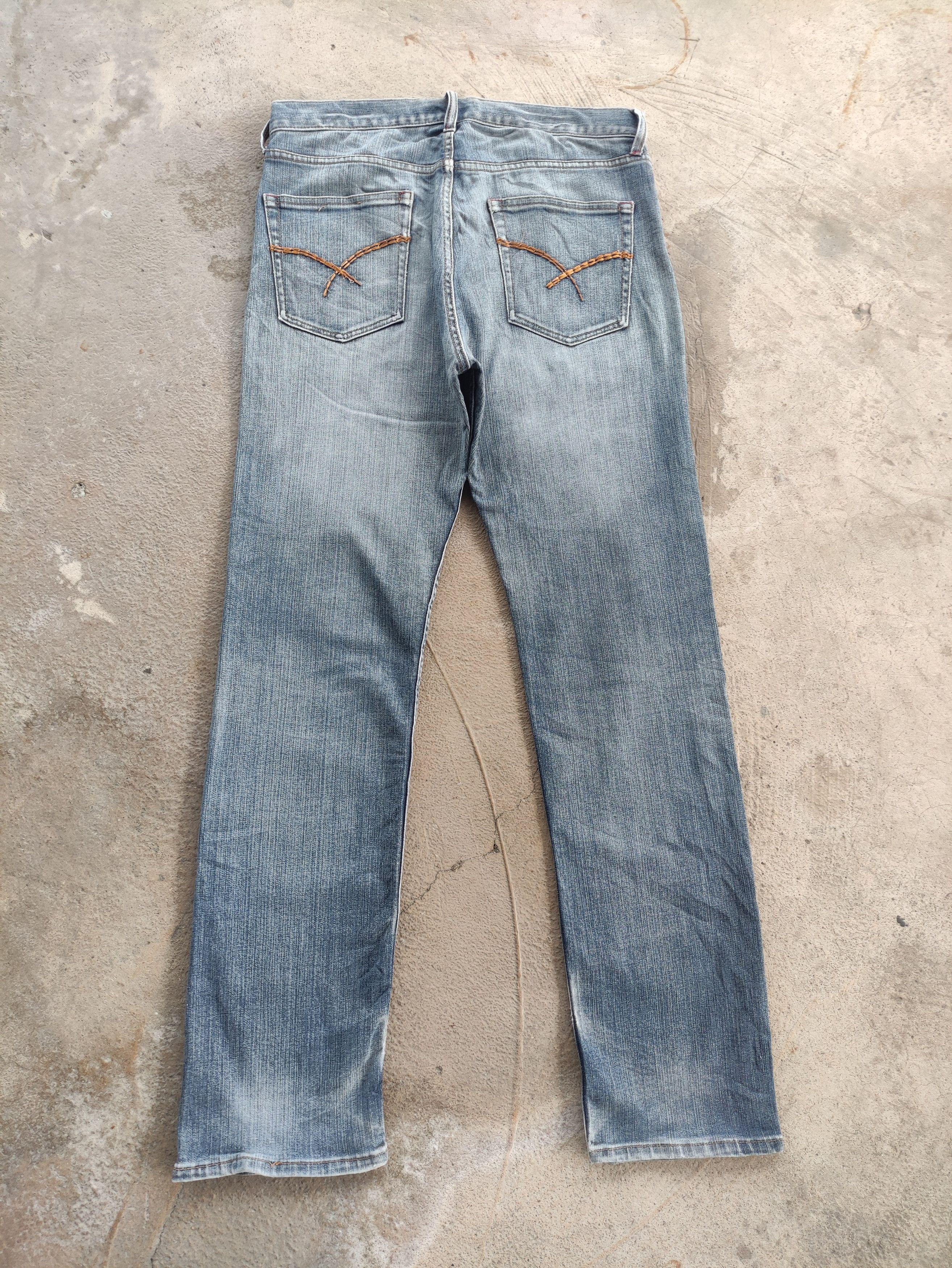Japanese Brand Vintage Japanese Jean Distressed Faded Denim Pants Size US 34 / EU 50 - 8 Thumbnail