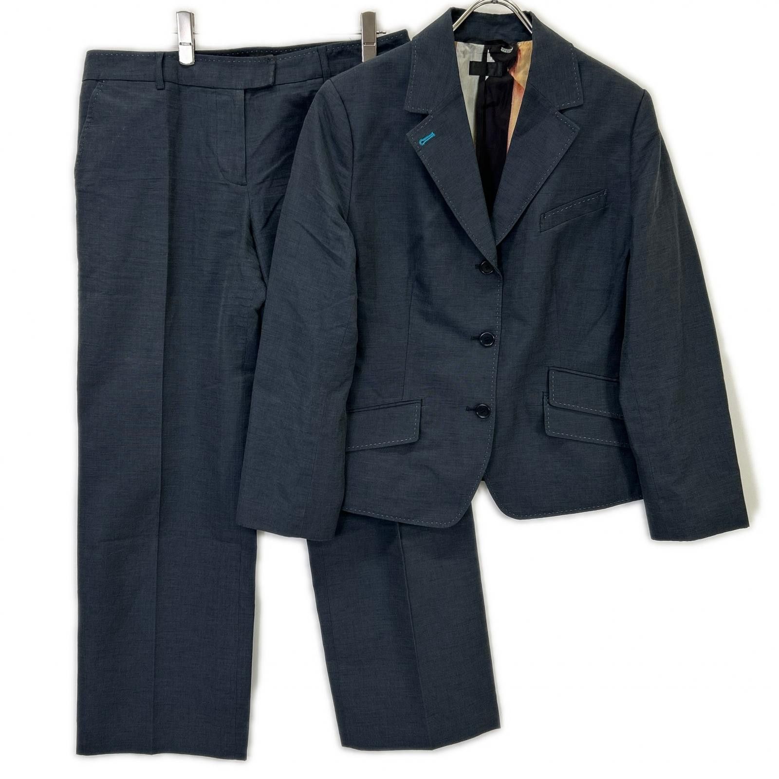 Paul Smith Paul Smith Paul Smith Black Linen Cotton Suit Set Textile Suits CJKPMGM0403 DUTY FREE for USA Size ONE SIZE - 1 Thumbnail
