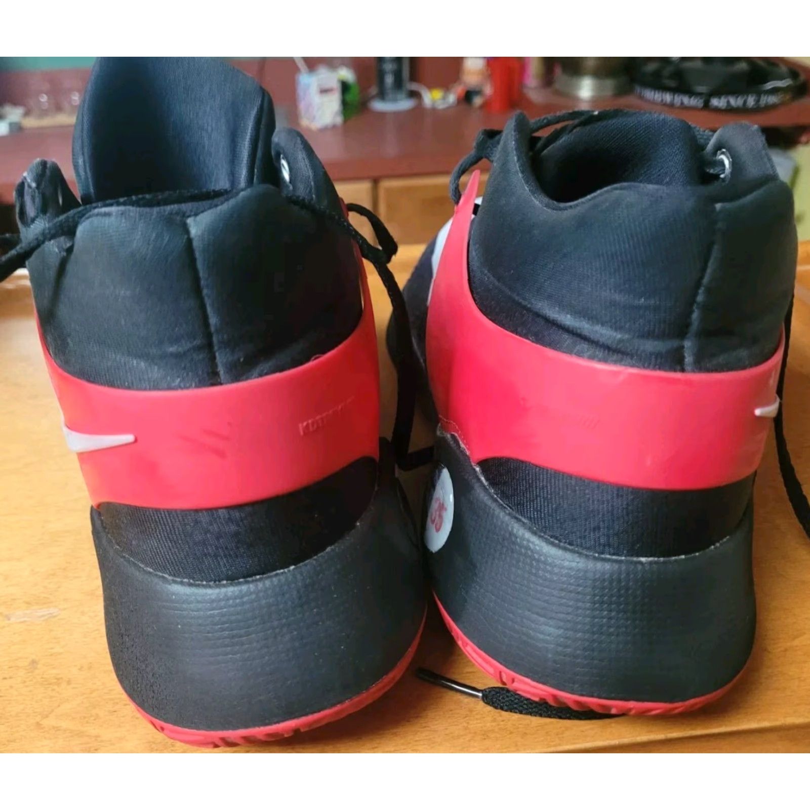 Nike Nike KD Trey 5 IV University Red Grey Black Mens Size 10 Basketball 844571 600 Size US 12 / EU 45 - 3 Thumbnail