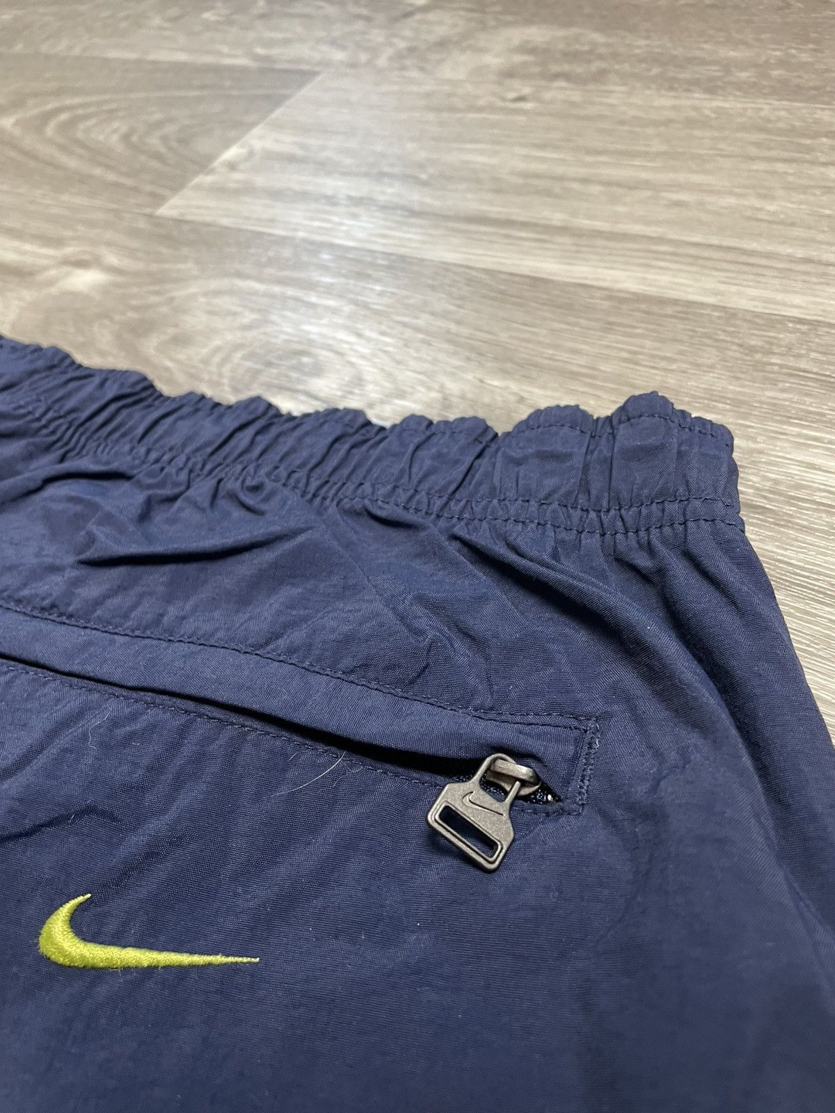 Nike Vintage 90s Nike Blue Nylon Pants Retro Y2K Size US 36 / EU 52 - 19 Thumbnail