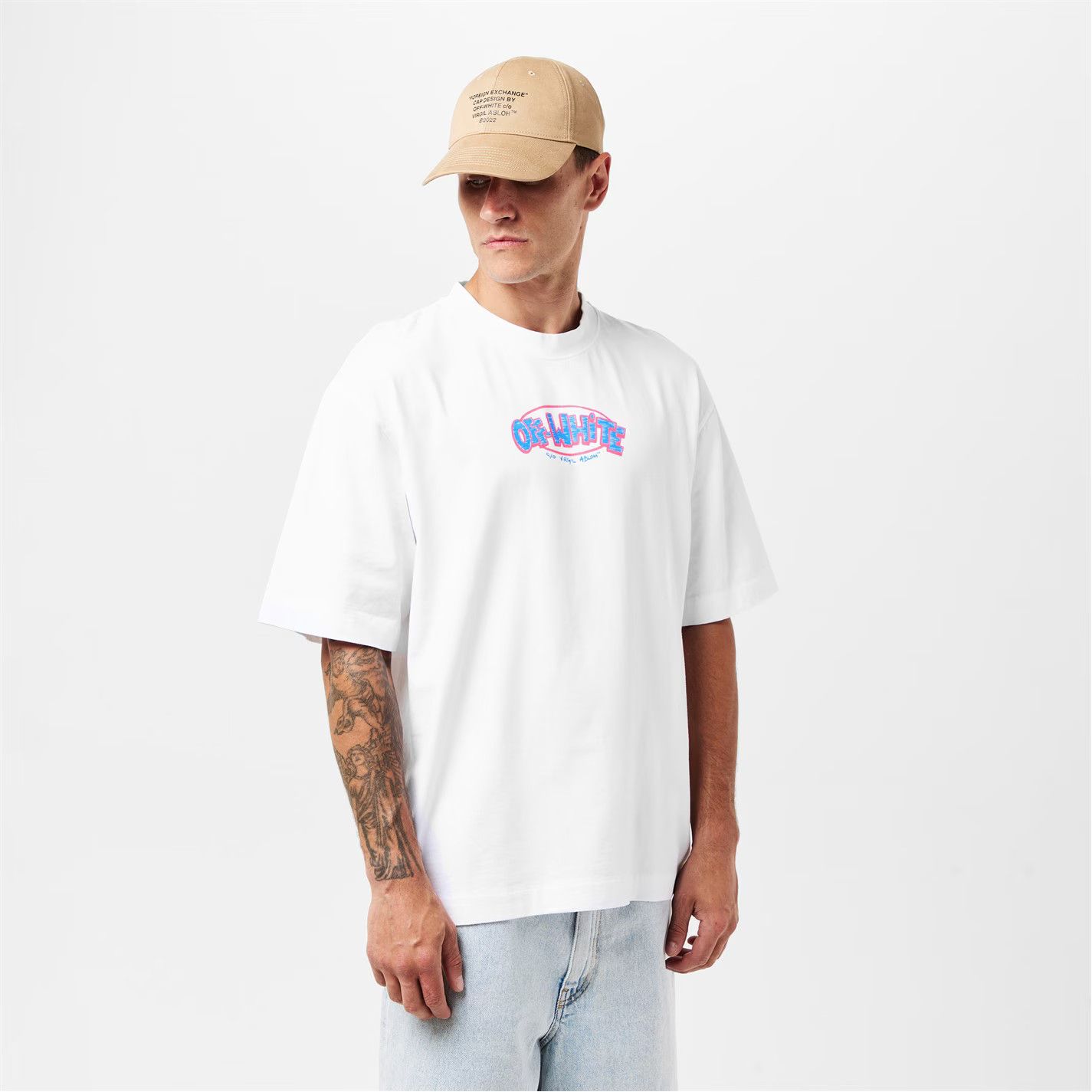 Off-White o1g2r1mq0226 Arrow Short-Sleeve T-Shirt In White Size US XS / EU 42 / 0 - 3 Thumbnail