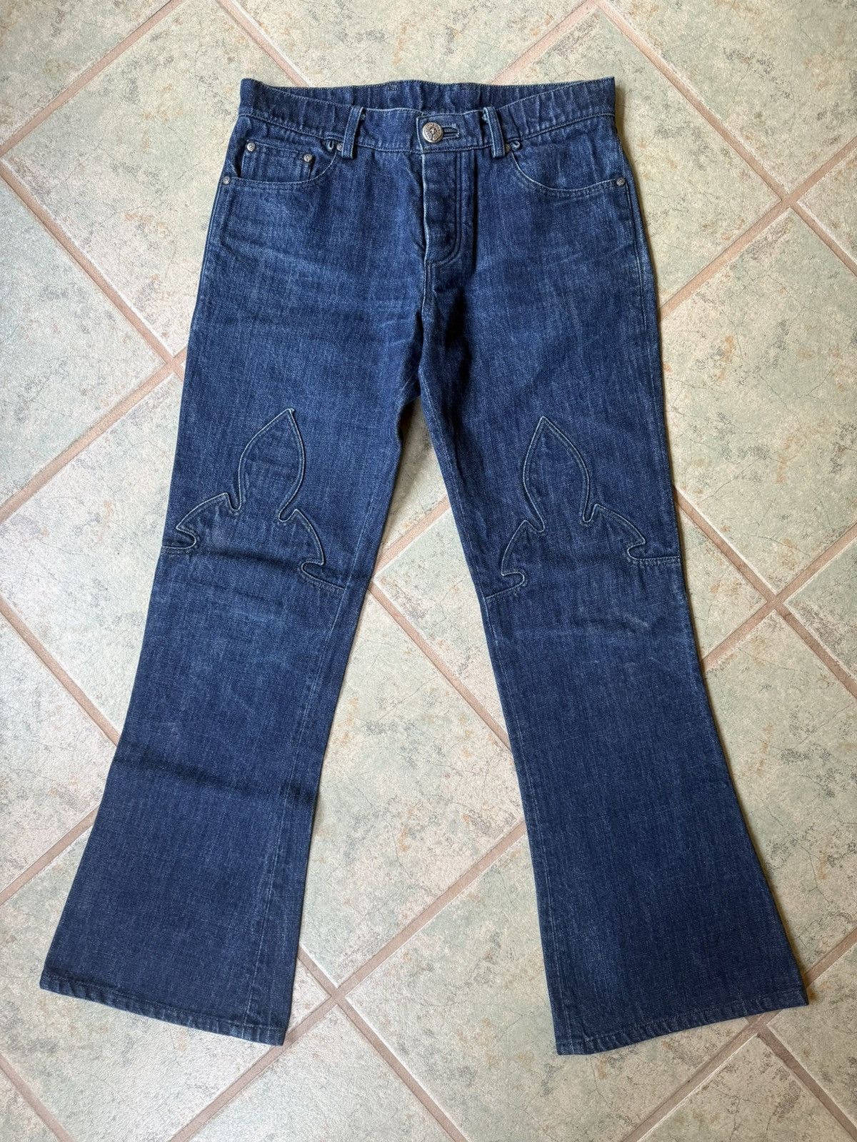 Chrome Hearts Chrome Hearts Flared Jeans Size US 32 / EU 48 - 1 Thumbnail