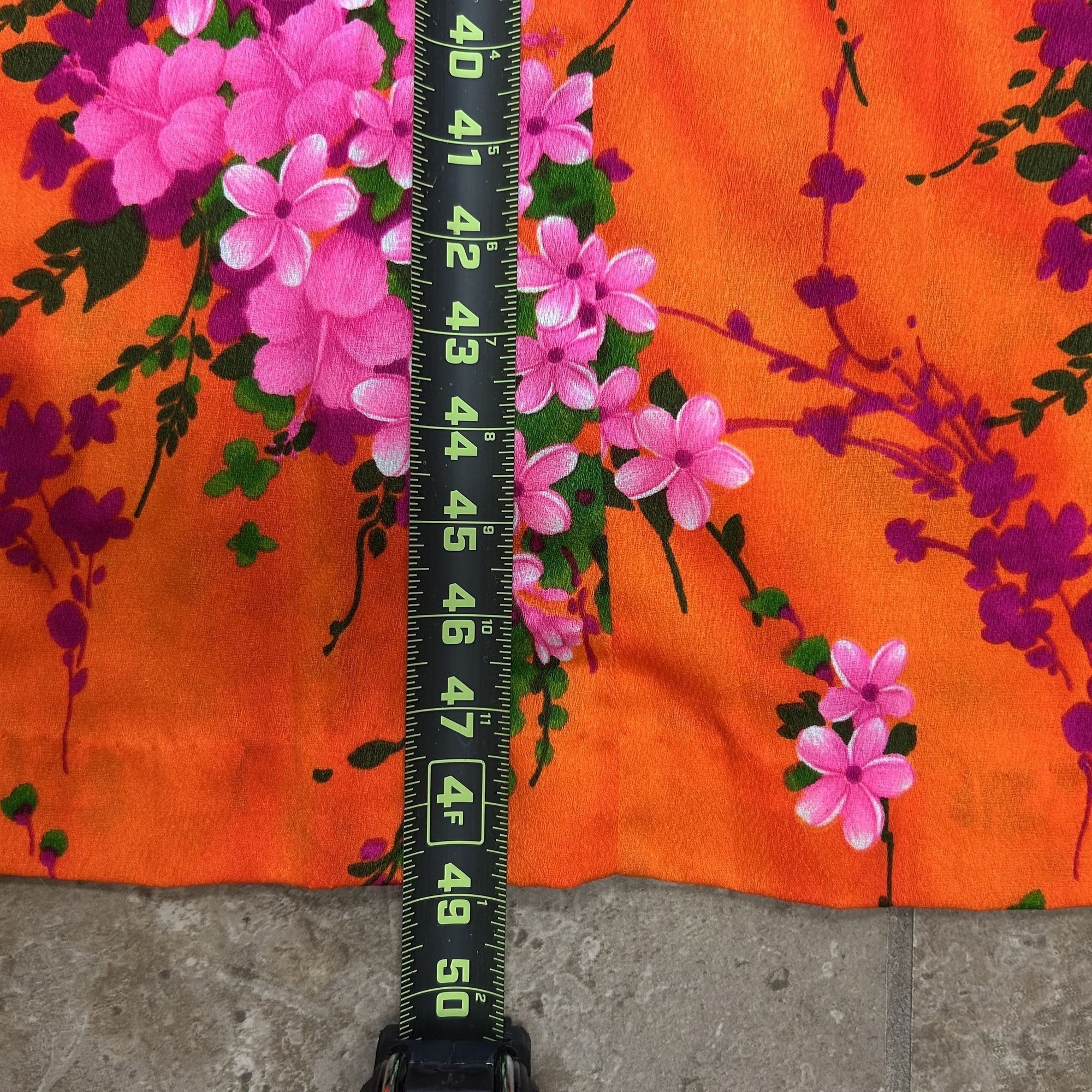 Other 60's Ui Maikai Floral Hawaiian WEDDING Dress Honeymoon Maxi Size S / US 4 / IT 40 - 10 Thumbnail