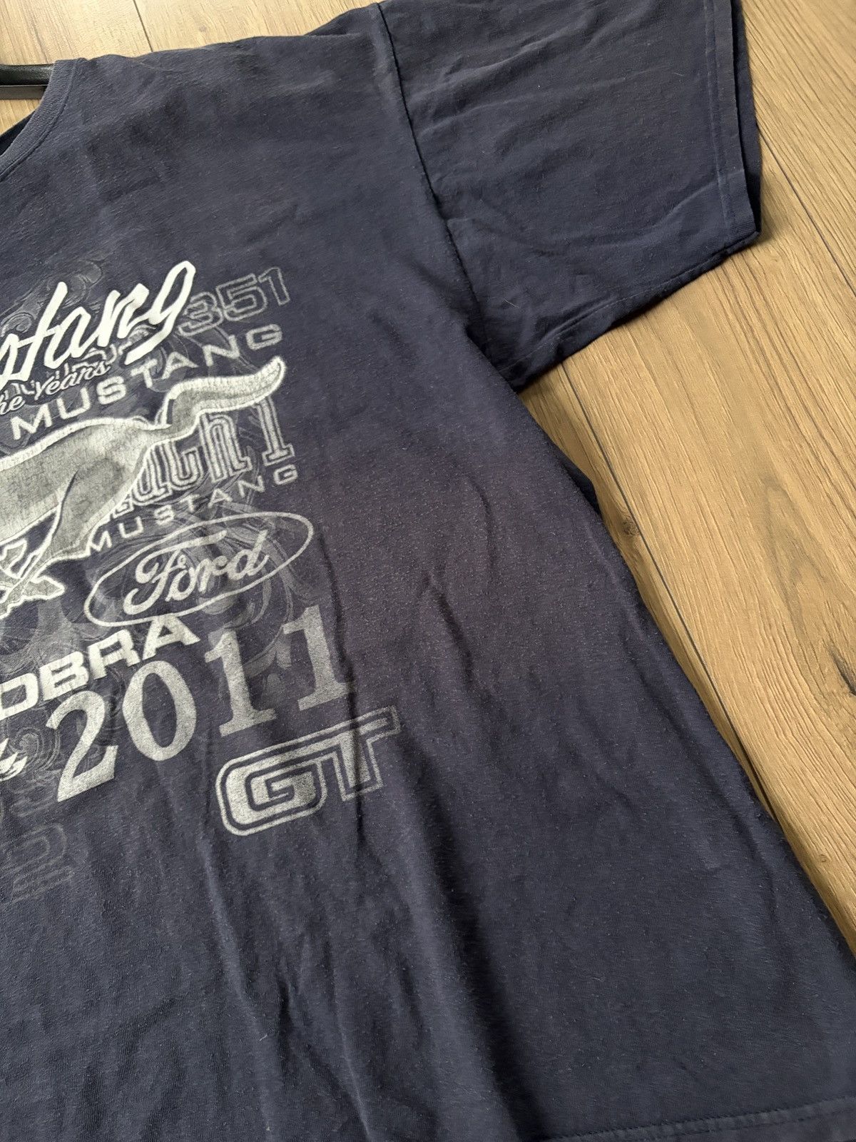 Ford Vintage Boxy Ford Mustang Faded T-shirt Size US XXL / EU 58 / 5 - 6 Thumbnail