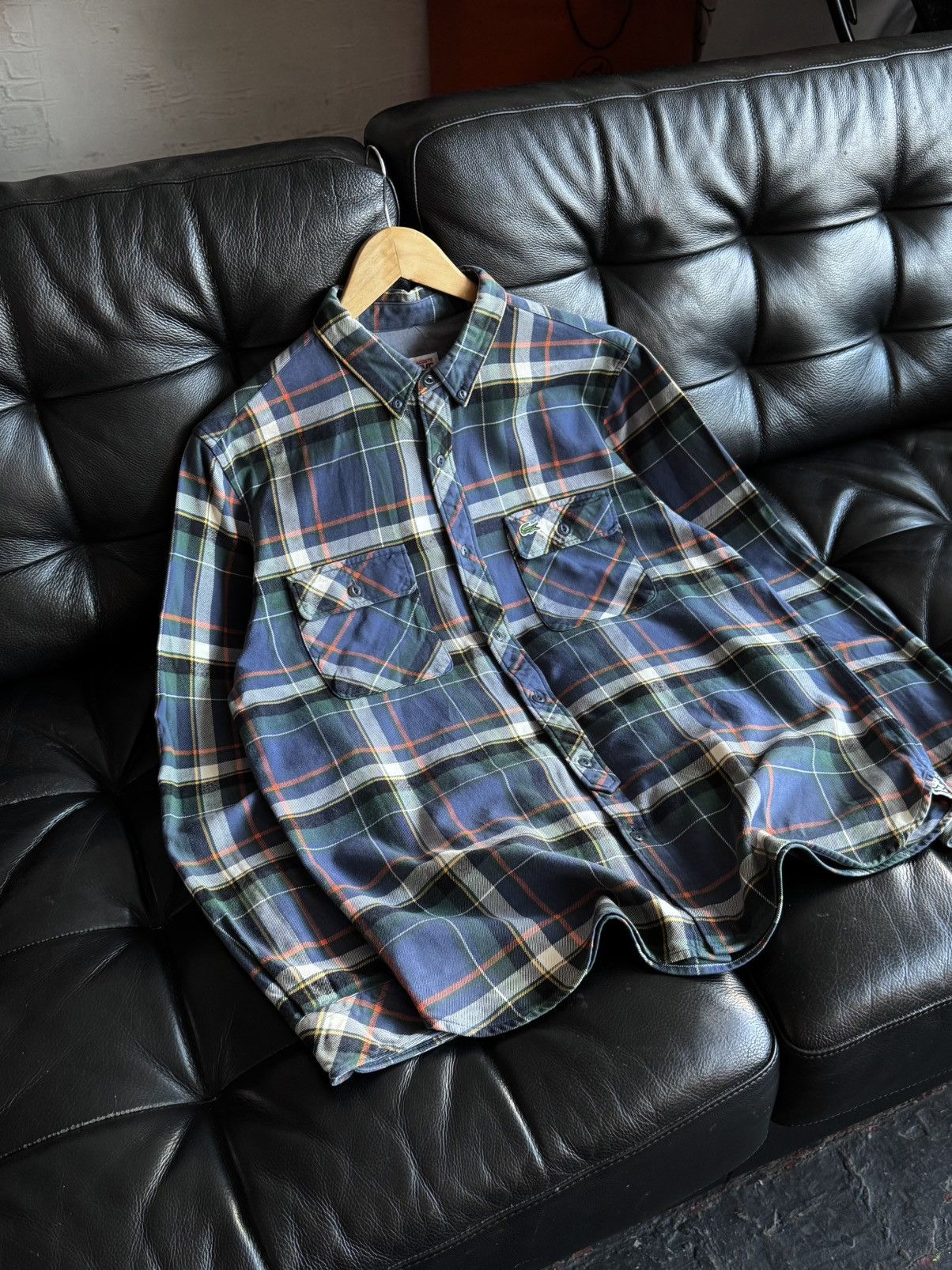 Lacoste Lacoste LIVE Tartan Plaid Button Up Shirt Double Pocket Size US M / EU 48-50 / 2 - 12 Thumbnail