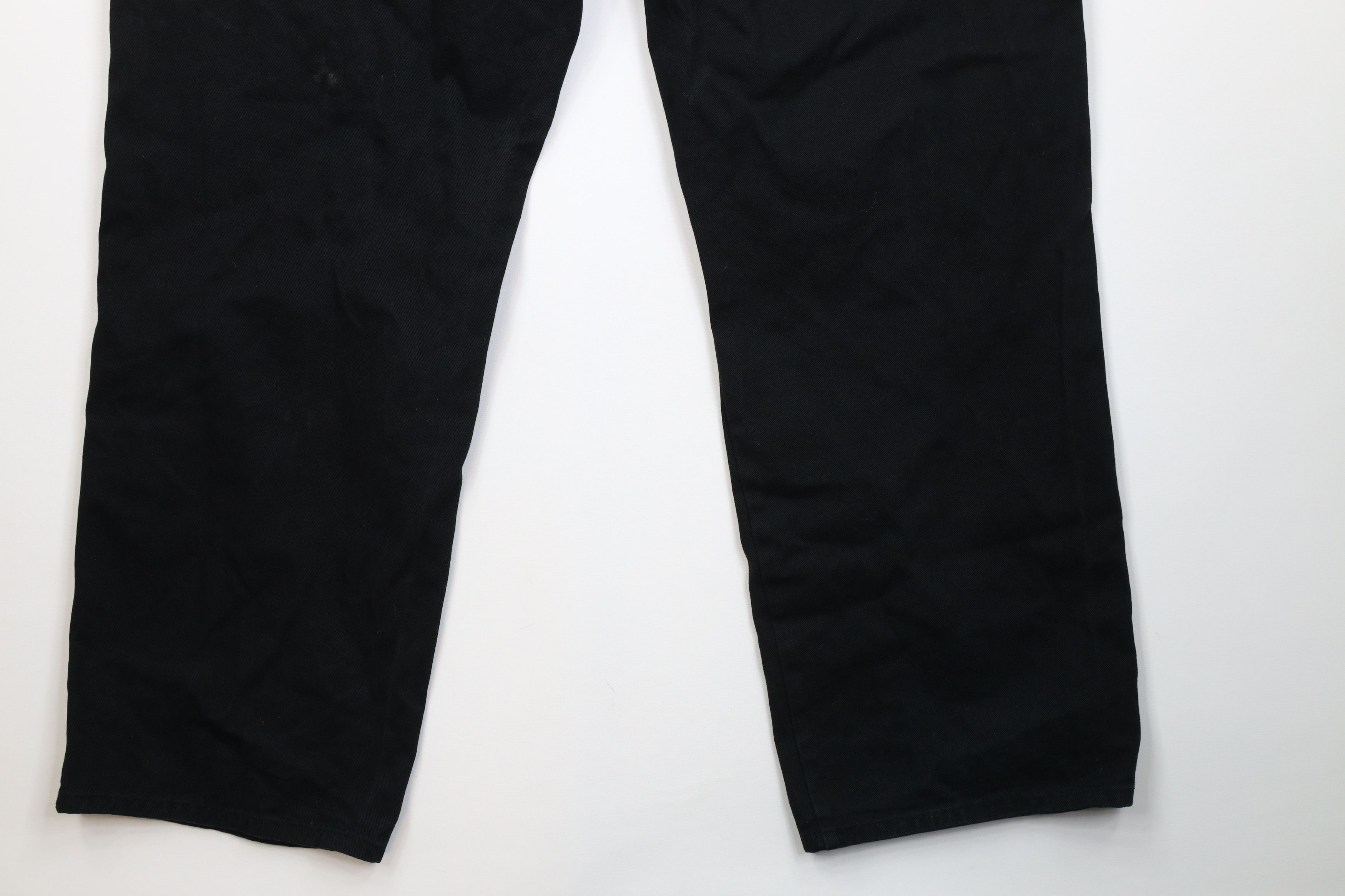 Pelle Pelle Vintage 90s Y2K Pelle Pelle Baggy Wide Leg Denim Jeans Black Size US 44 / EU 60 - 15 Thumbnail