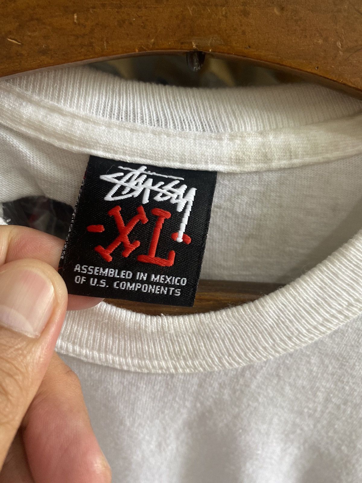 Stussy STUSSY DISTRESSED TSHIRT Size US L / EU 52-54 / 3 - 10 Thumbnail