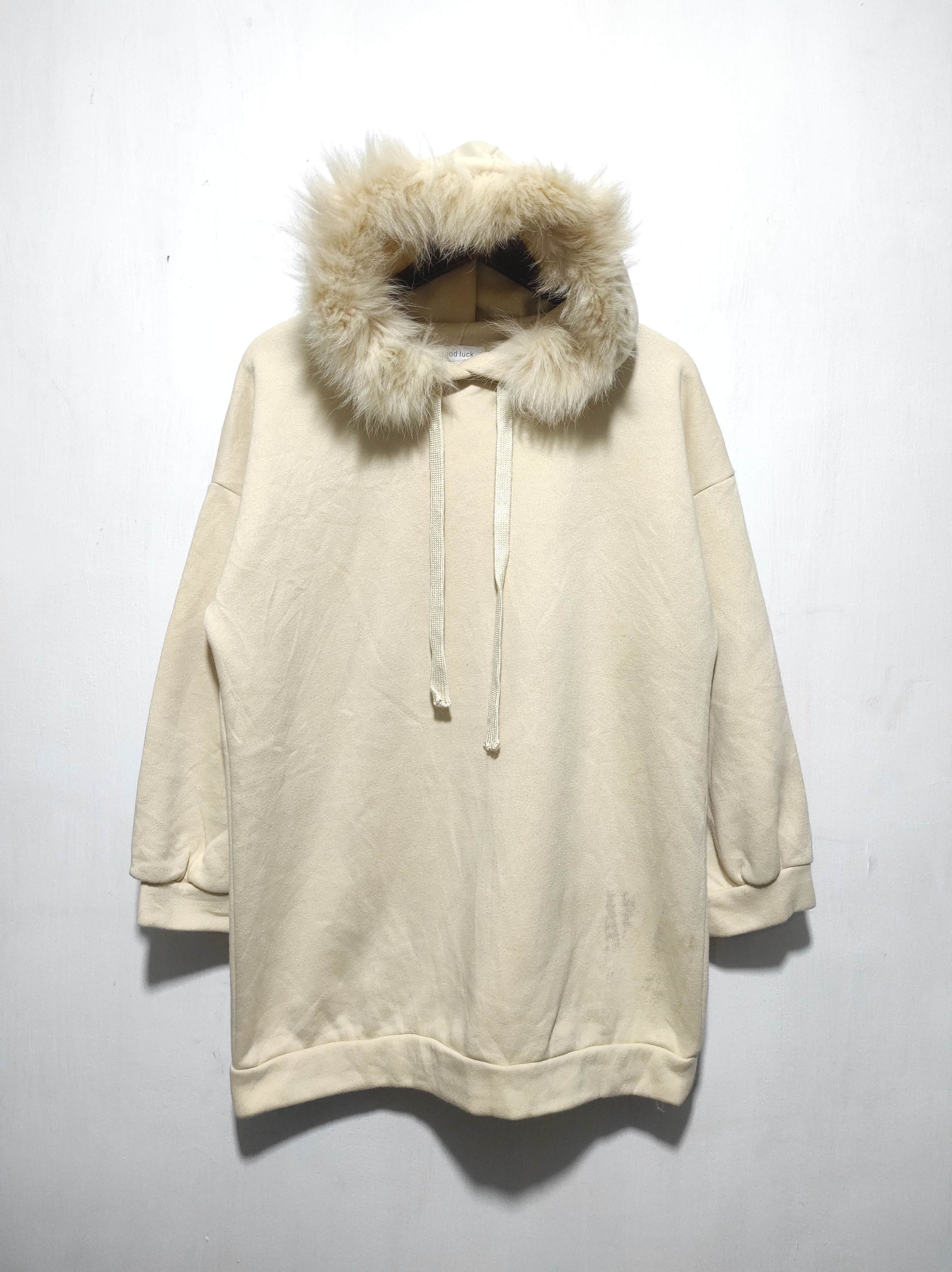 Japanese Brand Good Luck Fur Hoodie i6w9 lgb style Size M / US 6-8 / IT 42-44 - 2 Thumbnail