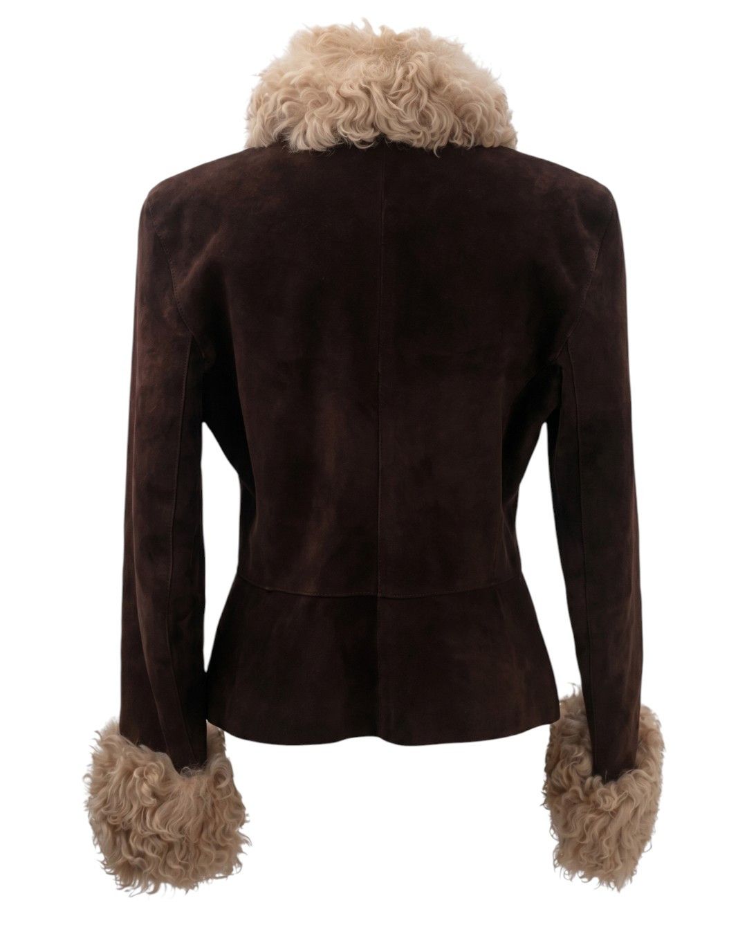 Dolce & Gabbana F/W 2001 SHEARLING SUEDE LEATHER JACKET Size L / US 10 / IT 46 - 3 Thumbnail