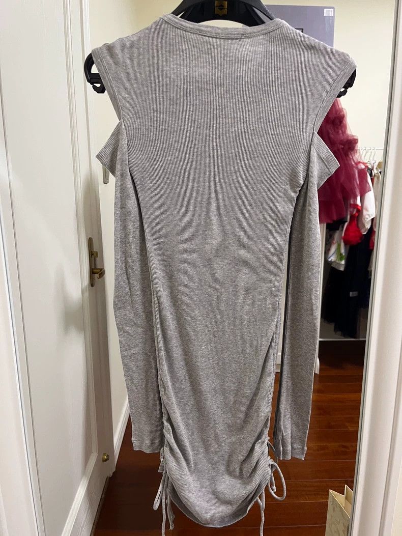 Helmut Lang HELMUT LANG Grey dress Size XS / US 0-2 / IT 36-38 - 2 Thumbnail