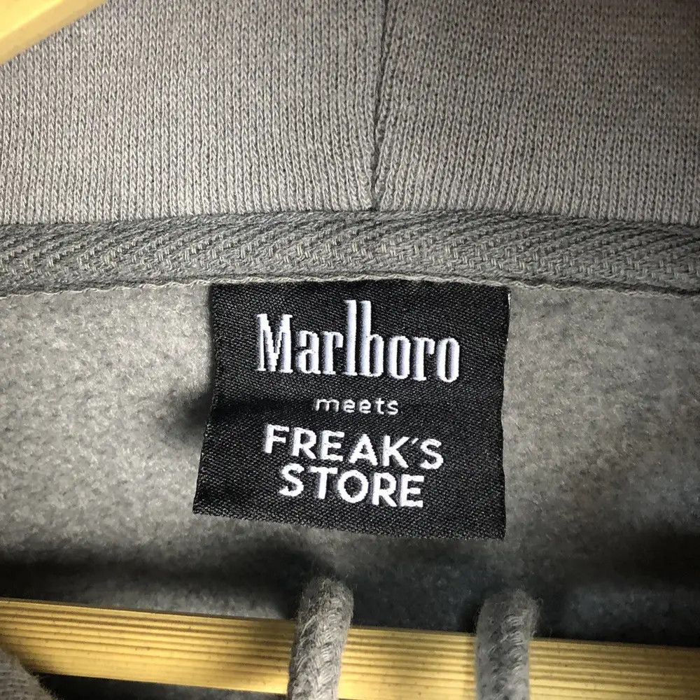 Japanese Brand Marlboro X Freaks Store Grey Hoodie sweatshirt #A830 Size US L / EU 52-54 / 3 - 14 Thumbnail
