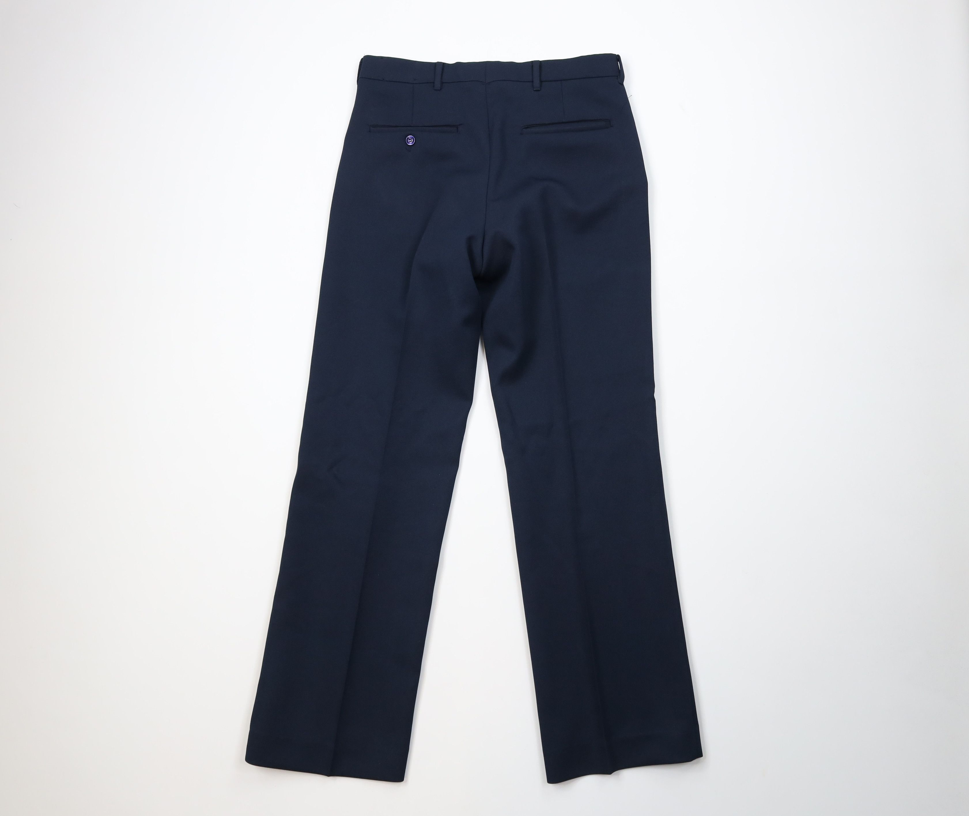 Vintage Vintage 70s Streetwear Flared Wide Leg Chino Pants Blue USA Size US 30 / EU 46 - 8 Thumbnail