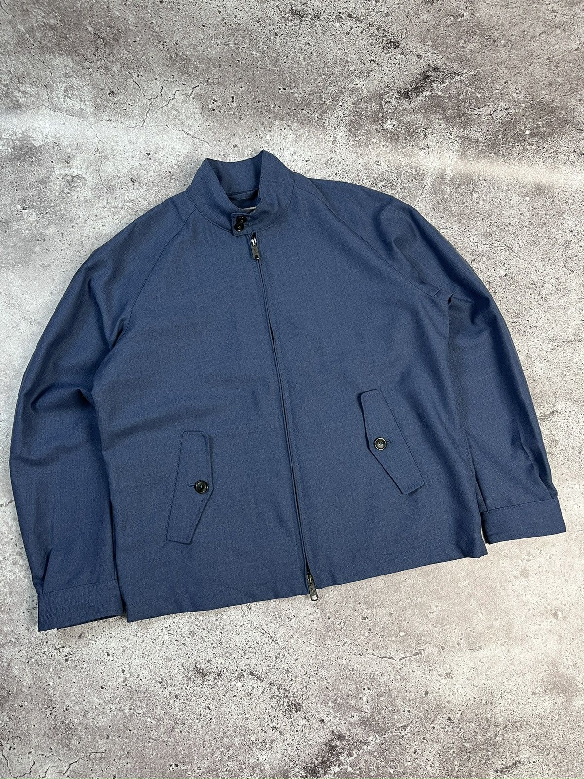 Baracuta Baracuta G9 Jacket 42 Blue Wool Blend Made in Italy 🇮🇹 Size US L / EU 52-54 / 3 - 3 Thumbnail