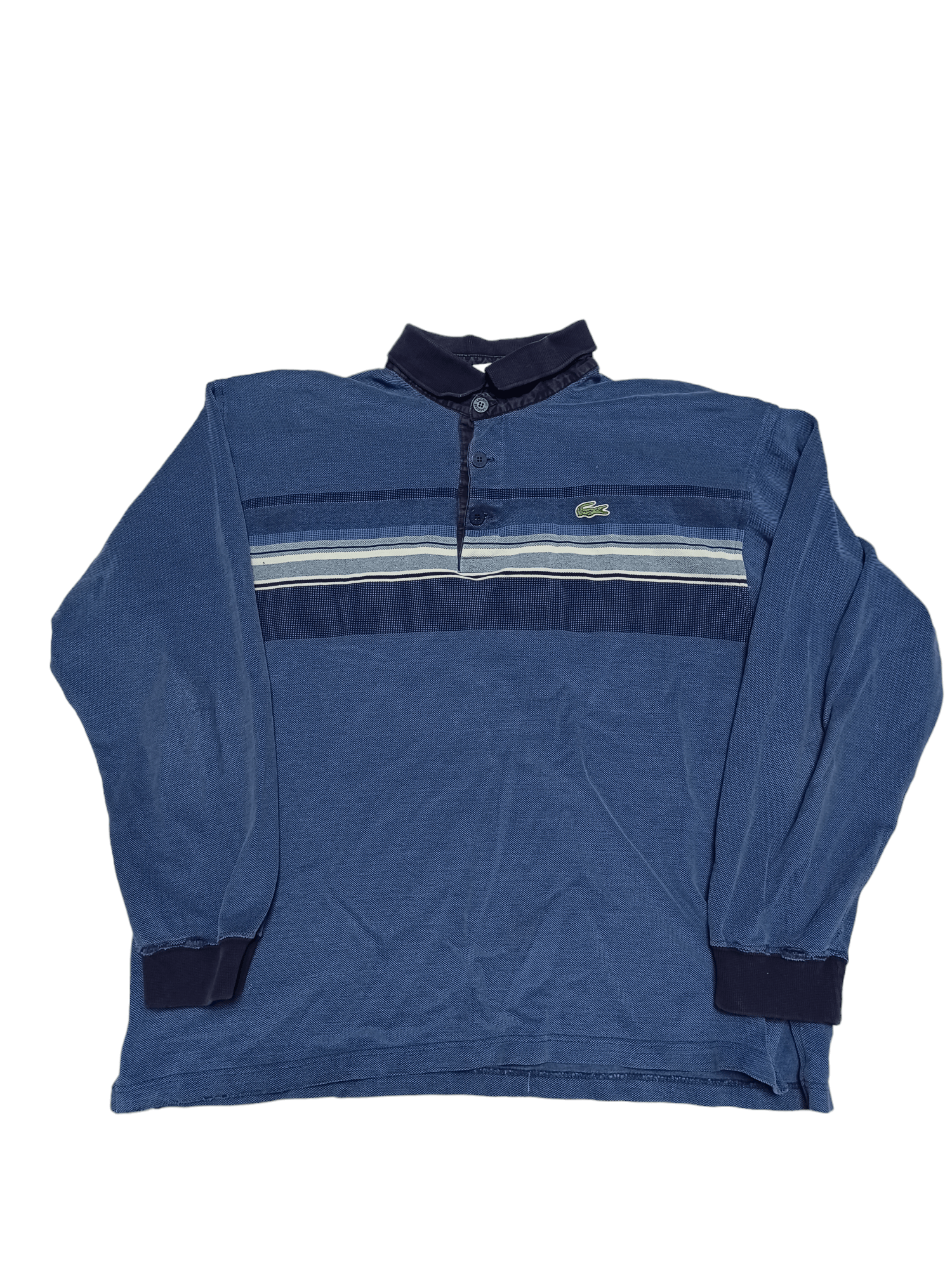 Lacoste LACOSTE VINTAGE 90S RUGBY SHIRT PRL STYLE OLDMONEY Size US L / EU 52-54 / 3 - 1 Thumbnail