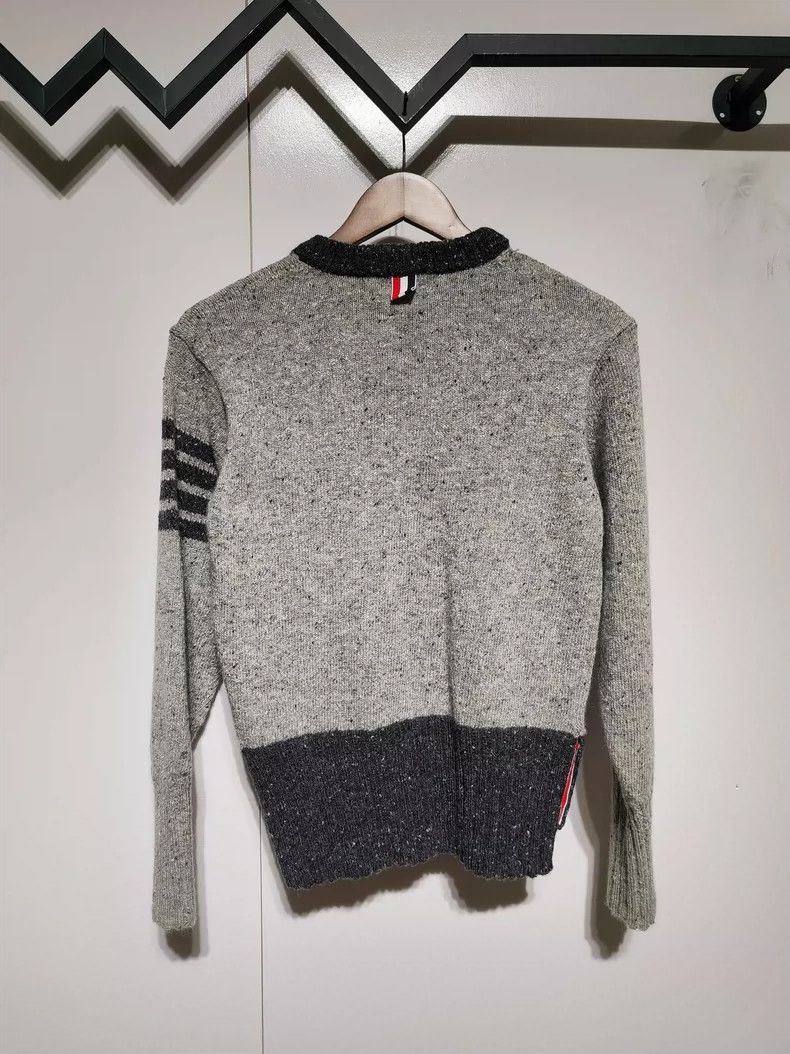 Thom Browne Thom Browne size00 Striped patchwork sweater Size US XS / EU 42 / 0 - 2 Thumbnail