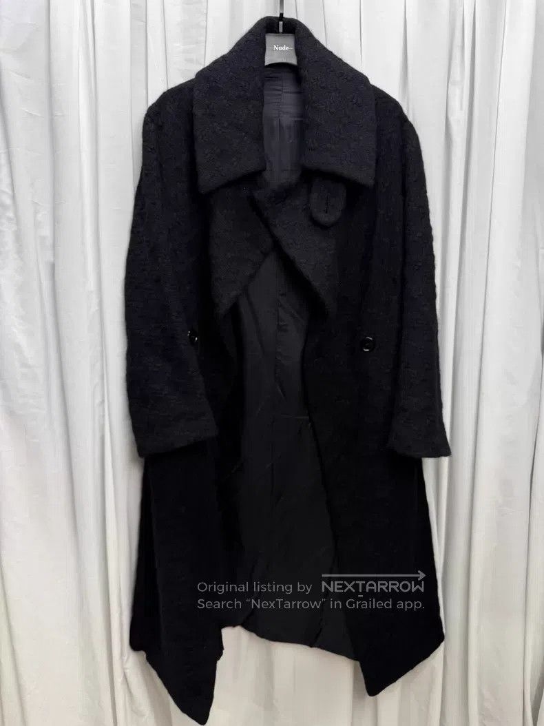 Yohji Yamamoto Yohji Yamamoto Main Line Coarse Wool Coat Size US M / EU 48-50 / 2 - 1 Thumbnail