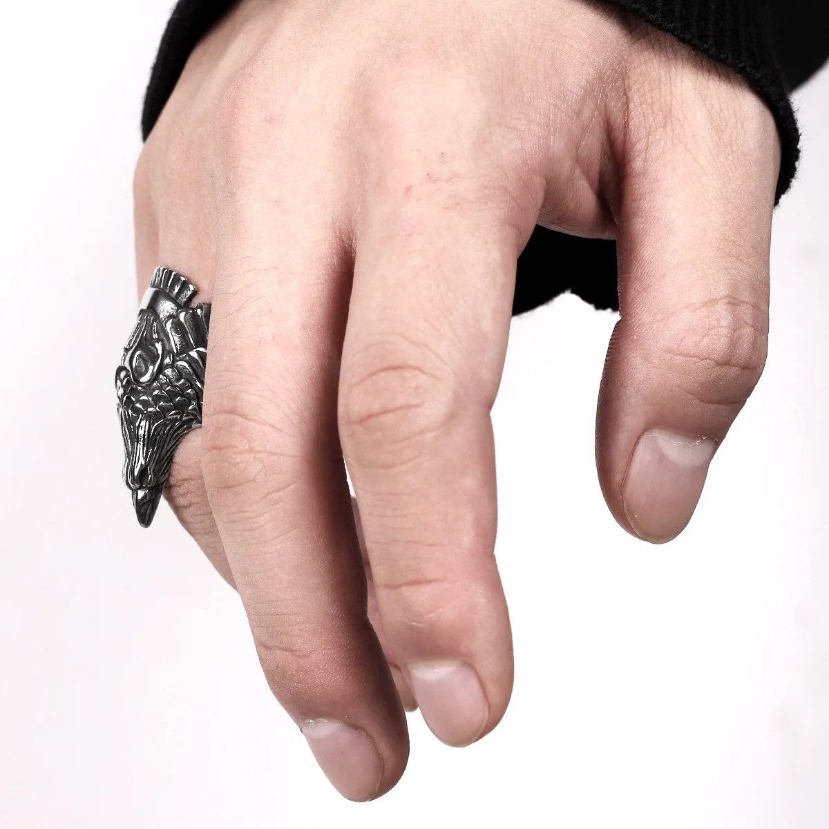Jewelry Flying Eagle Ring Streetwear Jewelry Fashion Gift Size ONE SIZE - 3 Thumbnail