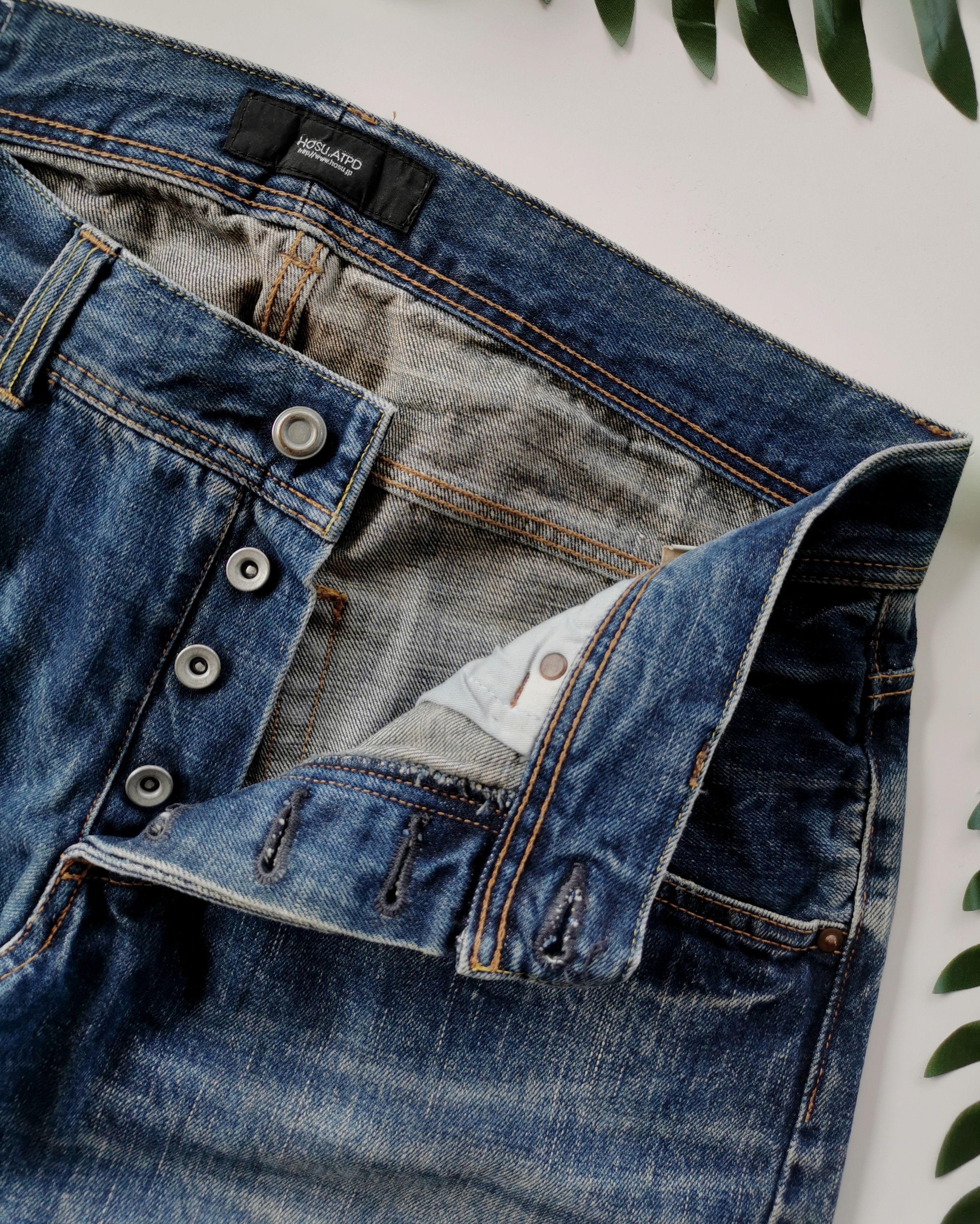 Japanese Brand Hosu Atpd Selvedge Japan Denim Jeans Size US 32 / EU 48 - 2 Thumbnail