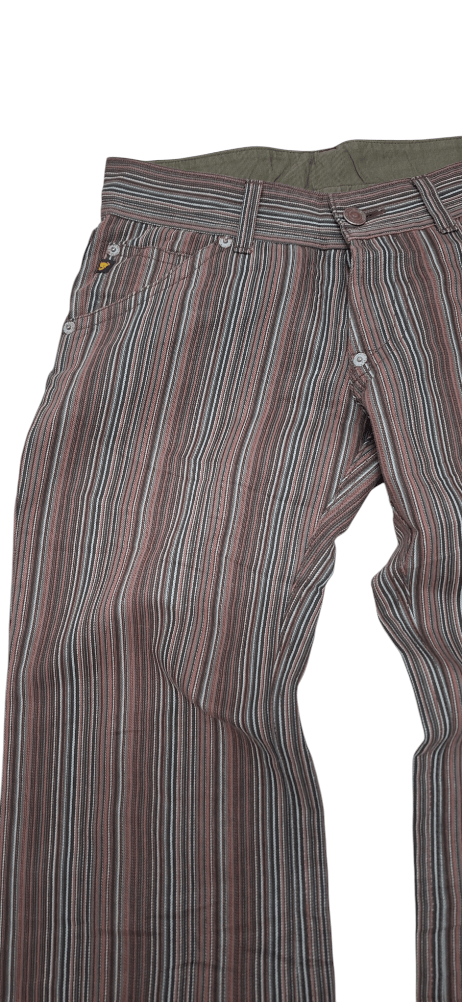 20471120 × 5351 POUR LES HOMMES × Japanese Brand Vintage 291295 Homme Pinstripe Baggy Pants Size US 32 / EU 48 - 5 Thumbnail