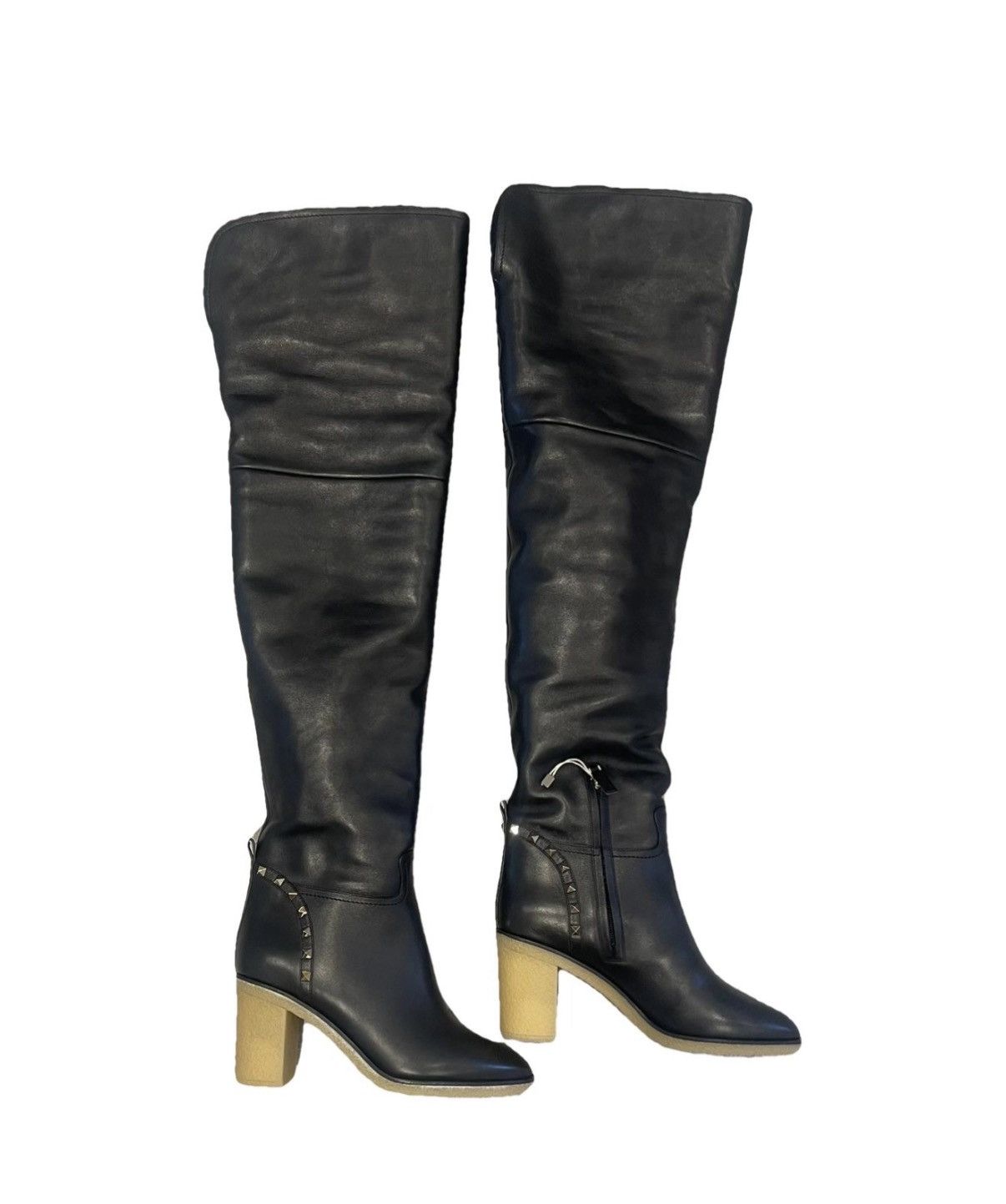 Valentino Rockstud over knee boots Size US 11 / IT 41 - 1 Thumbnail
