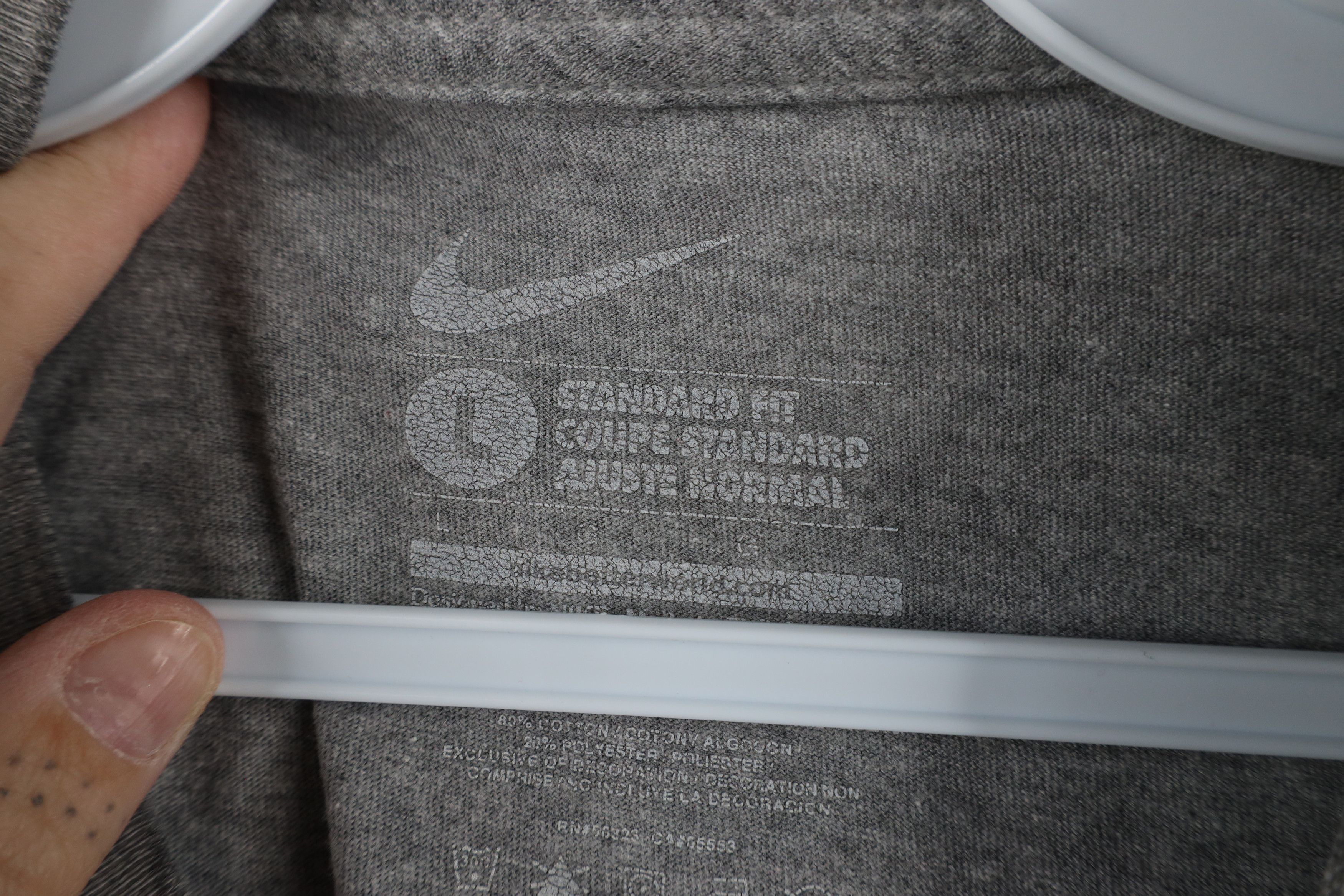 Nike × Vintage Vintage Nike Travis Scott Big Swoosh Short Sleeve T-Shirt Size US L / EU 52-54 / 3 - 10 Thumbnail