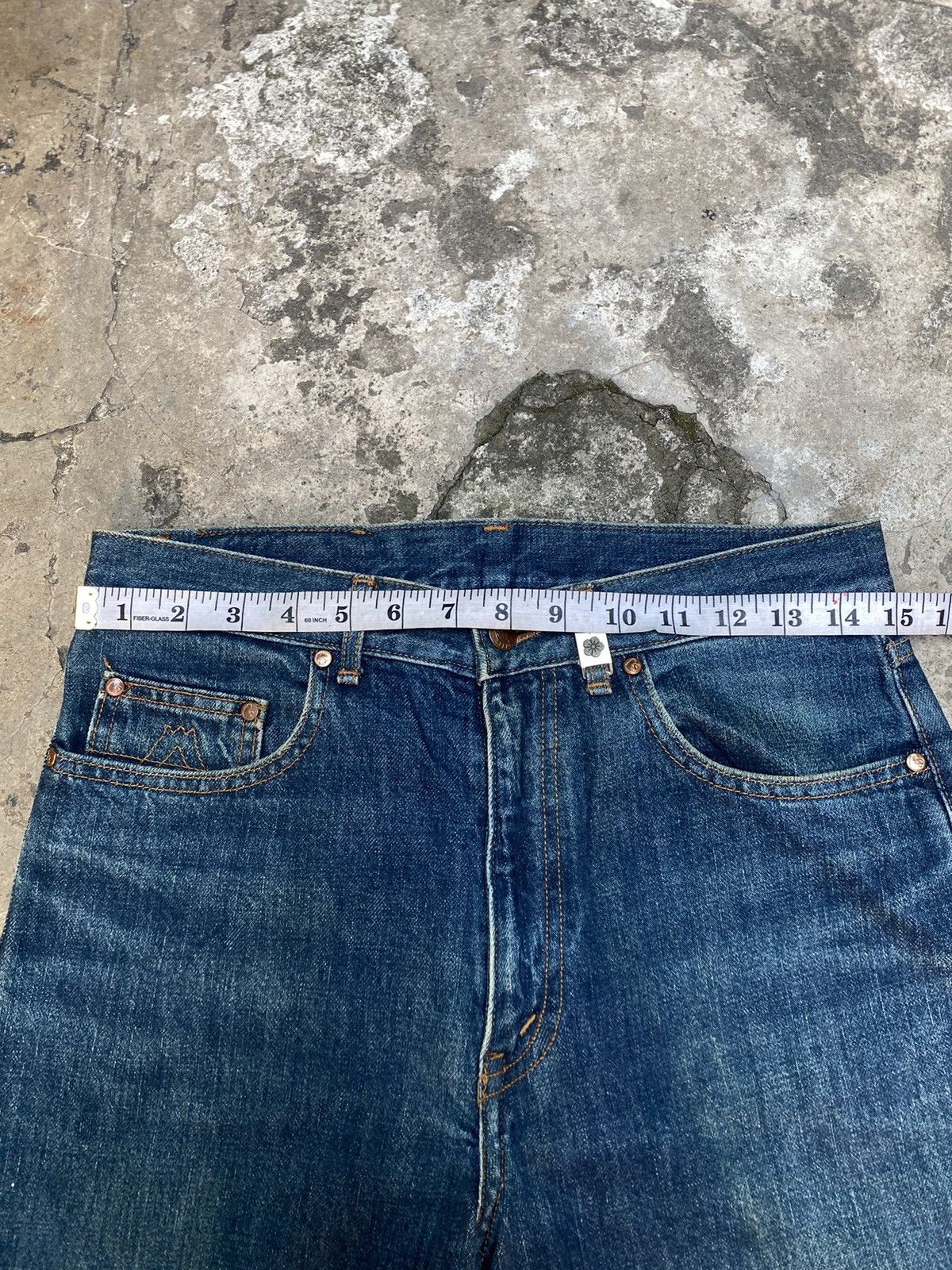 Kenzo Kenzo Made In Japan Blue Barrel Jeans Size US 30 / EU 46 - 8 Thumbnail