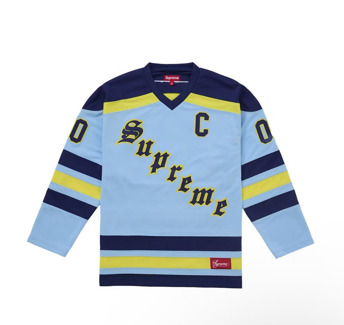 Supreme Supreme fire & ice hockey jersey (LIGHT BLUE) (M) Size US M / EU 48-50 / 2 - 5 Thumbnail