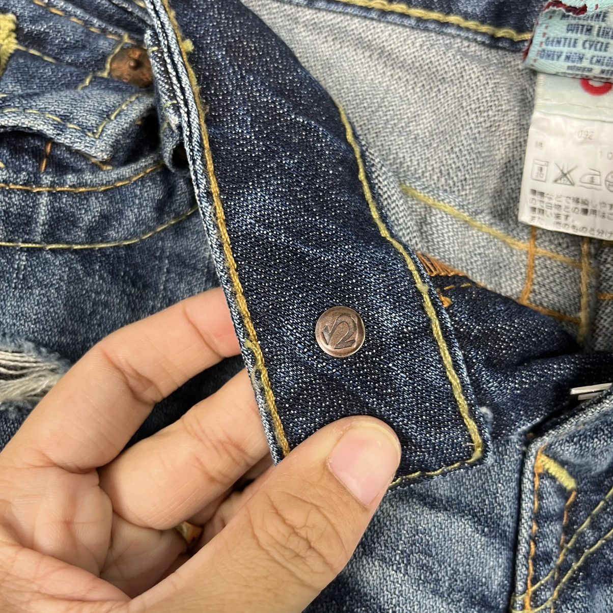 Japanese Brand Vintage True Religion Brand Jeans Patchwork Denim Size 28" / US 6 / IT 42 - 18 Thumbnail