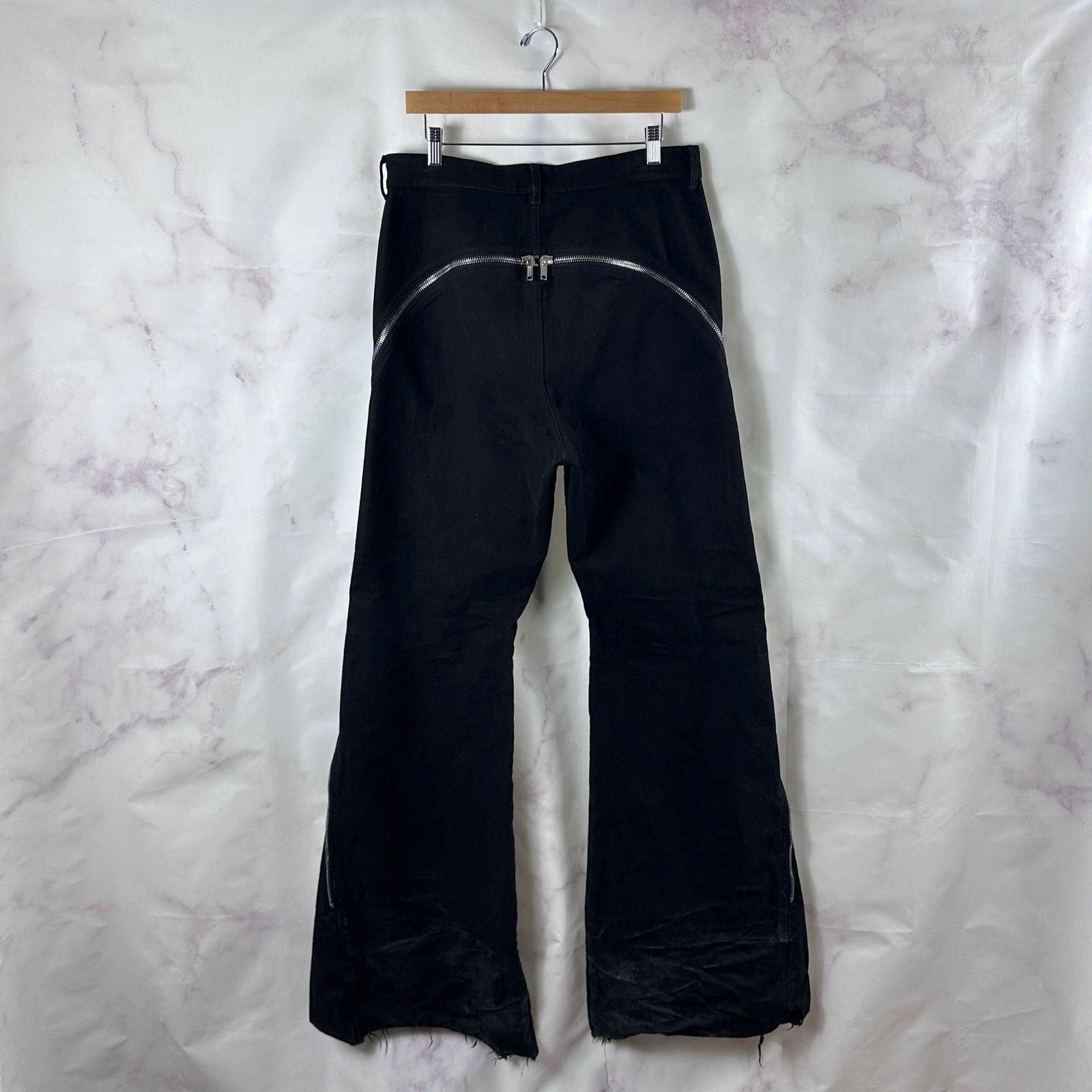 Rick Owens F/W23 Luxor Black Bolan Banana Pants Size US 32 / EU 48 - 9 Thumbnail