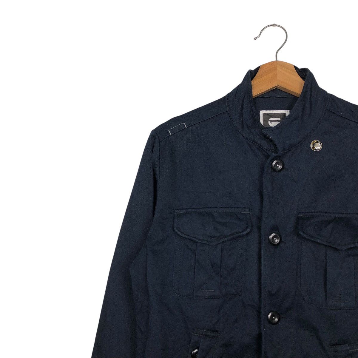 G-Star 📌Vintage Biker Jacket G Star Raw Multi Pocket Bondage Style Size US S / EU 44-46 / 1 - 8 Thumbnail