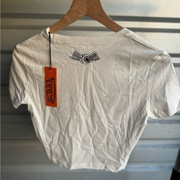 Von Dutch NWT VON DUTCH WHITE TEE SZ MEDIUM M Size M / US 6-8 / IT 42-44 - 4 Thumbnail