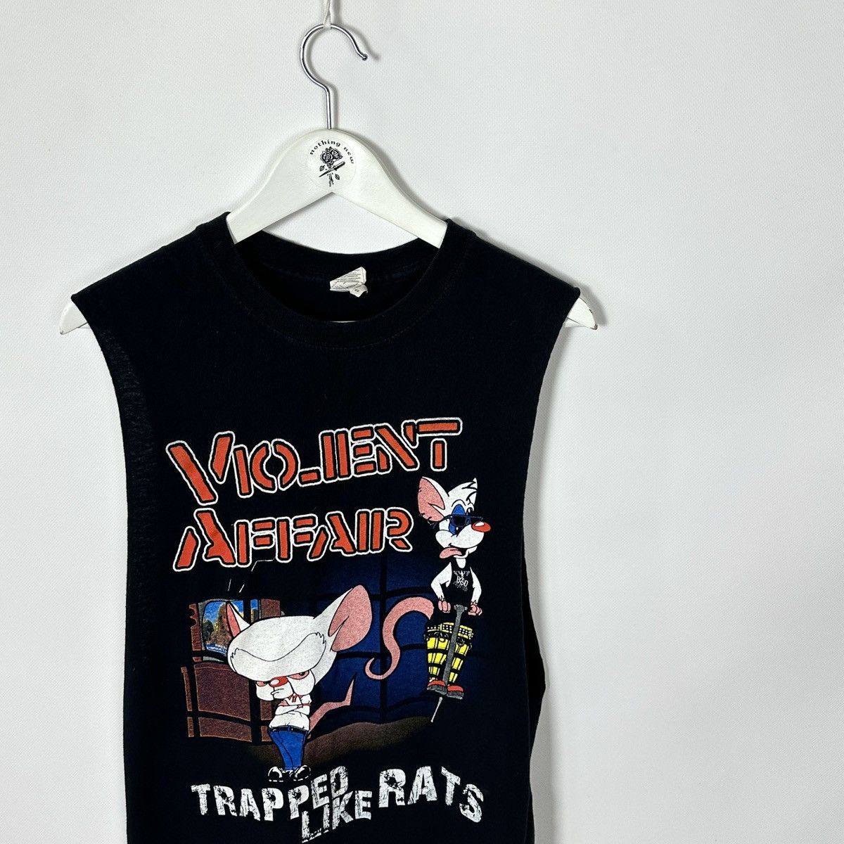 Band Tees Vintage Violent Affair Trapped Like Rats Hardcore Punk y2k Size US M / EU 48-50 / 2 - 3 Thumbnail