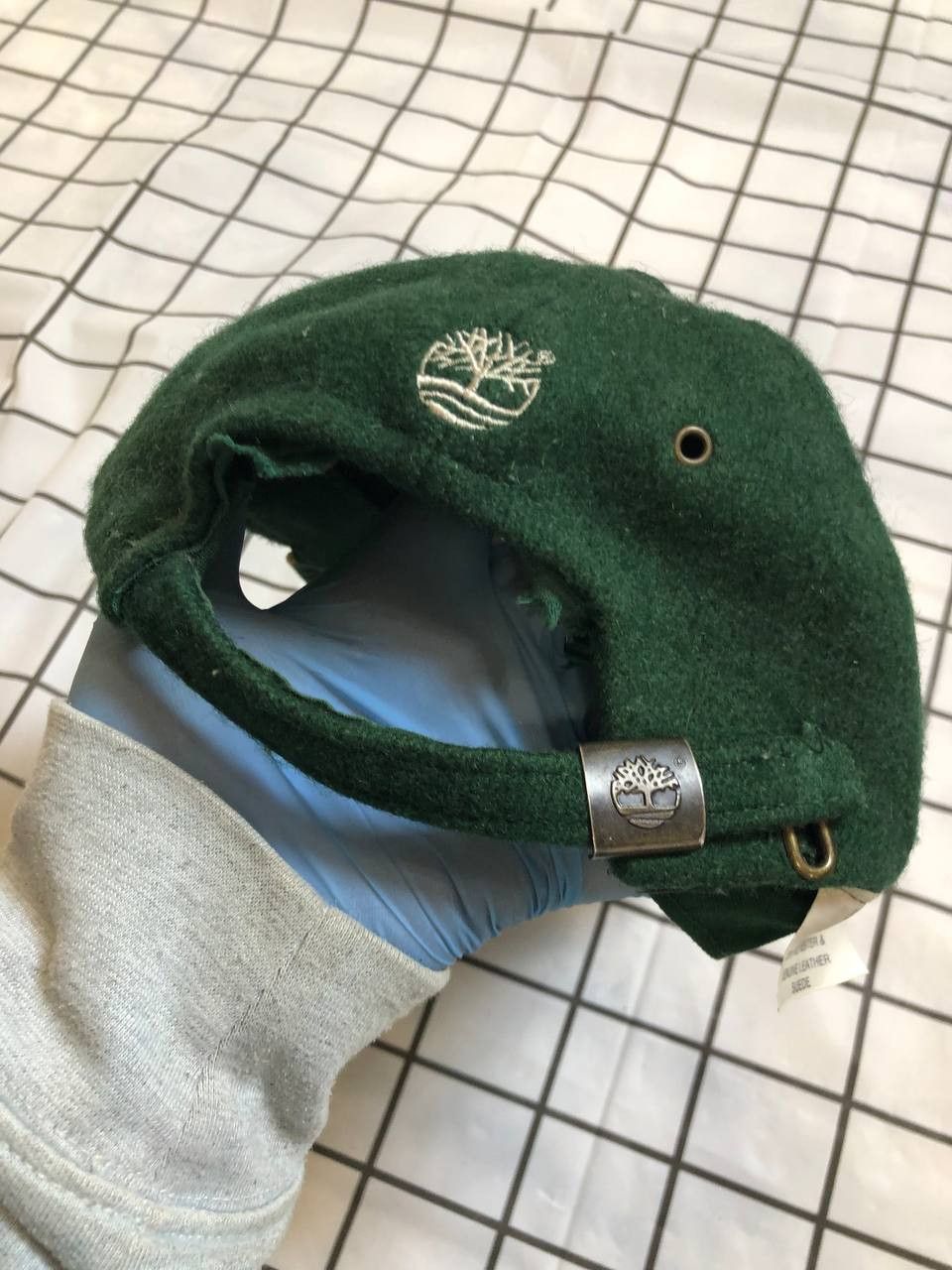 Timberland Timberland Wool Hat Embroidered Logo Leather Brim cap Size ONE SIZE - 6 Thumbnail