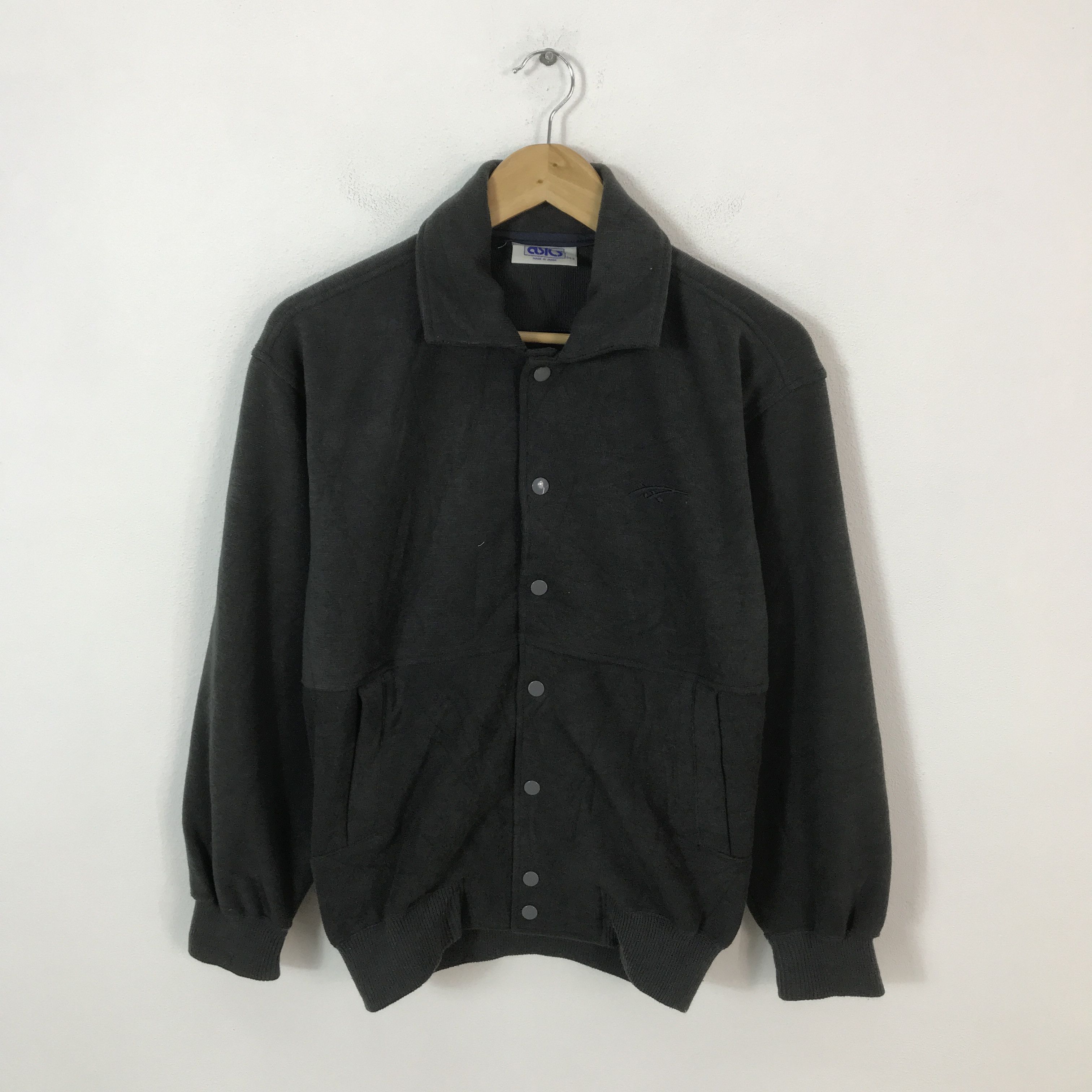Asics Vintage asics snap Button jacket K50B25 Size US L / EU 52-54 / 3 - 1 Thumbnail