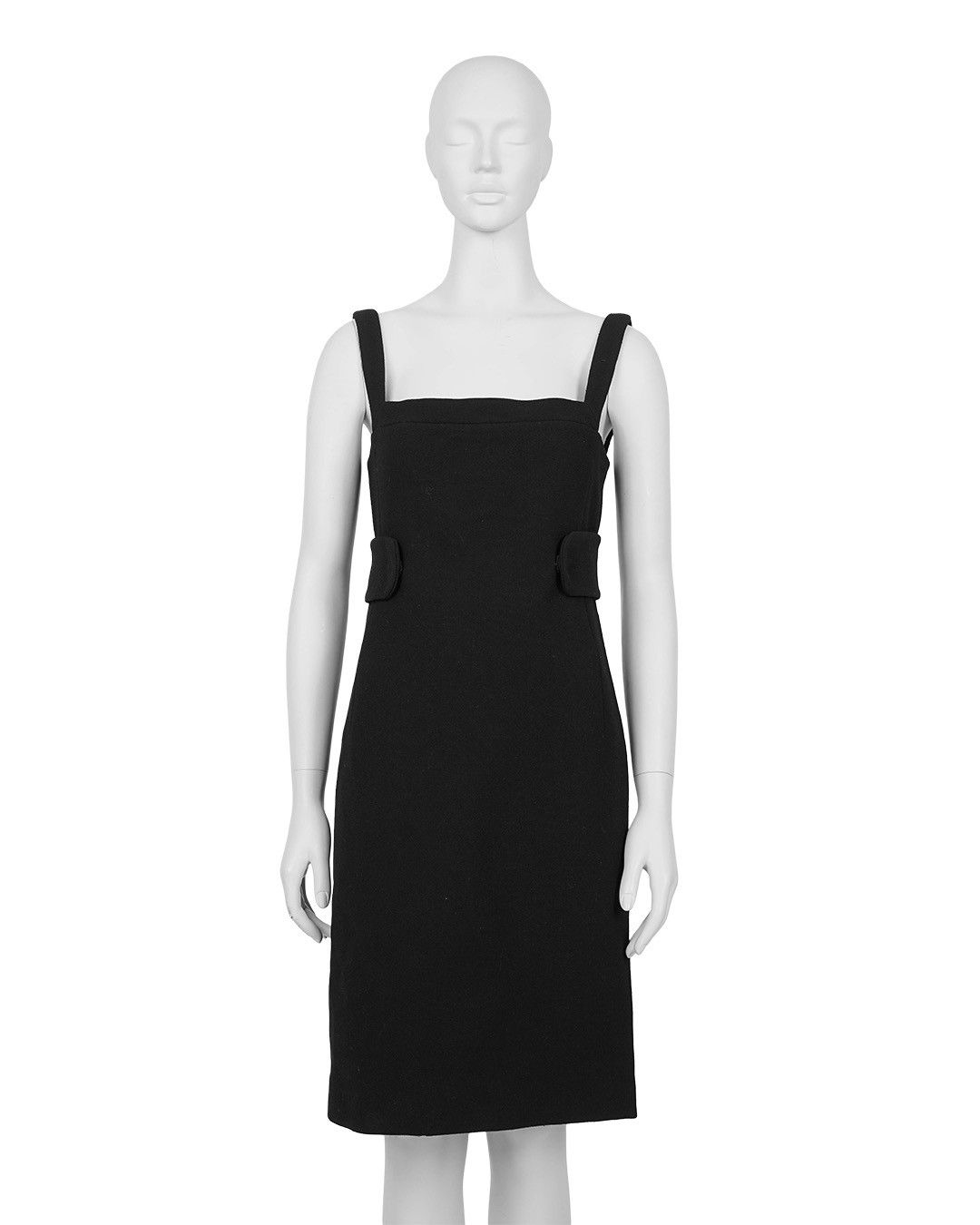 Prada Prada F/W2001 Black Wool Dress Size S / US 4 / IT 40 - 1 Thumbnail