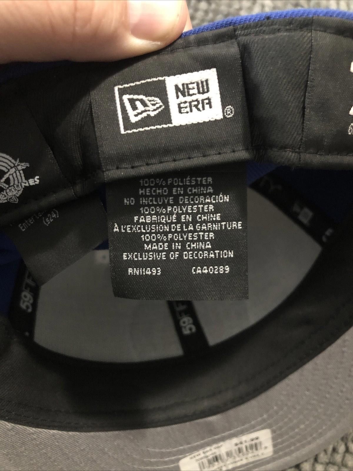 New Era New Era White/Blue Team USA Circle 5950 Fitted Hat LT 7 5/8 Size ONE SIZE - 8 Thumbnail