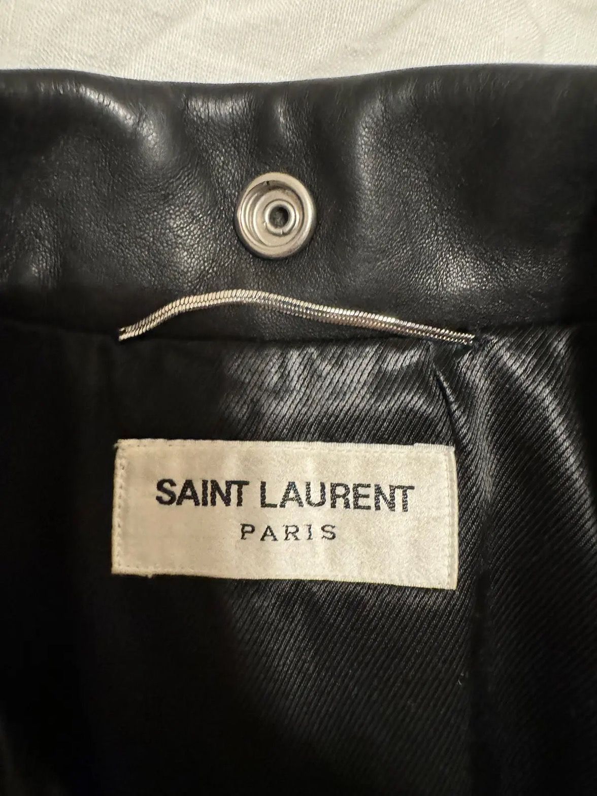 Yves Saint Laurent Saint Laurent Leather Jacket L01 42 Size US S / EU 44-46 / 1 - 7 Thumbnail