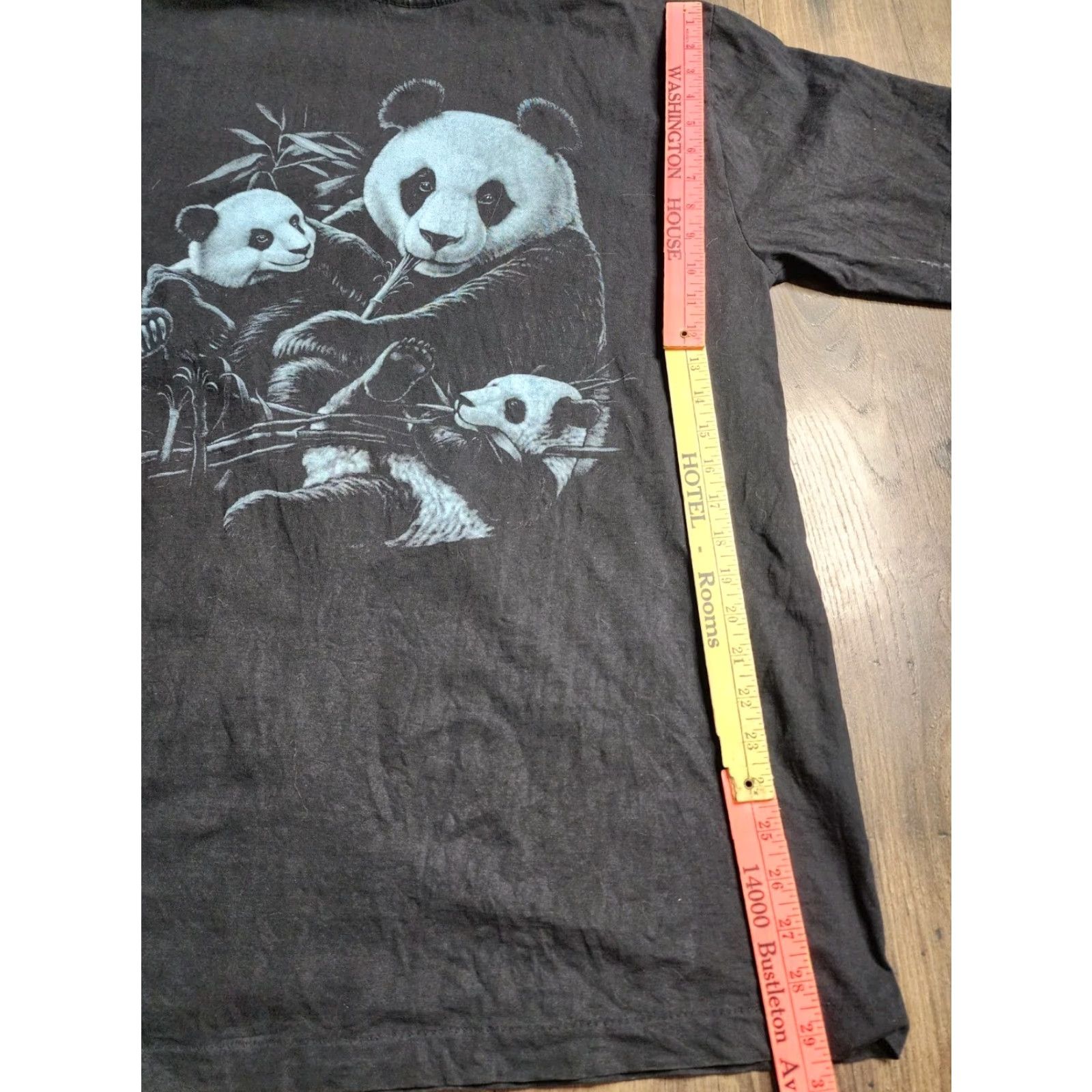 Doublet VINTAGE Metal Heaven Double-Sided Panda T-Shirt Mens XL Black Short Sleeve Metal Size US XL / EU 56 / 4 - 2 Thumbnail