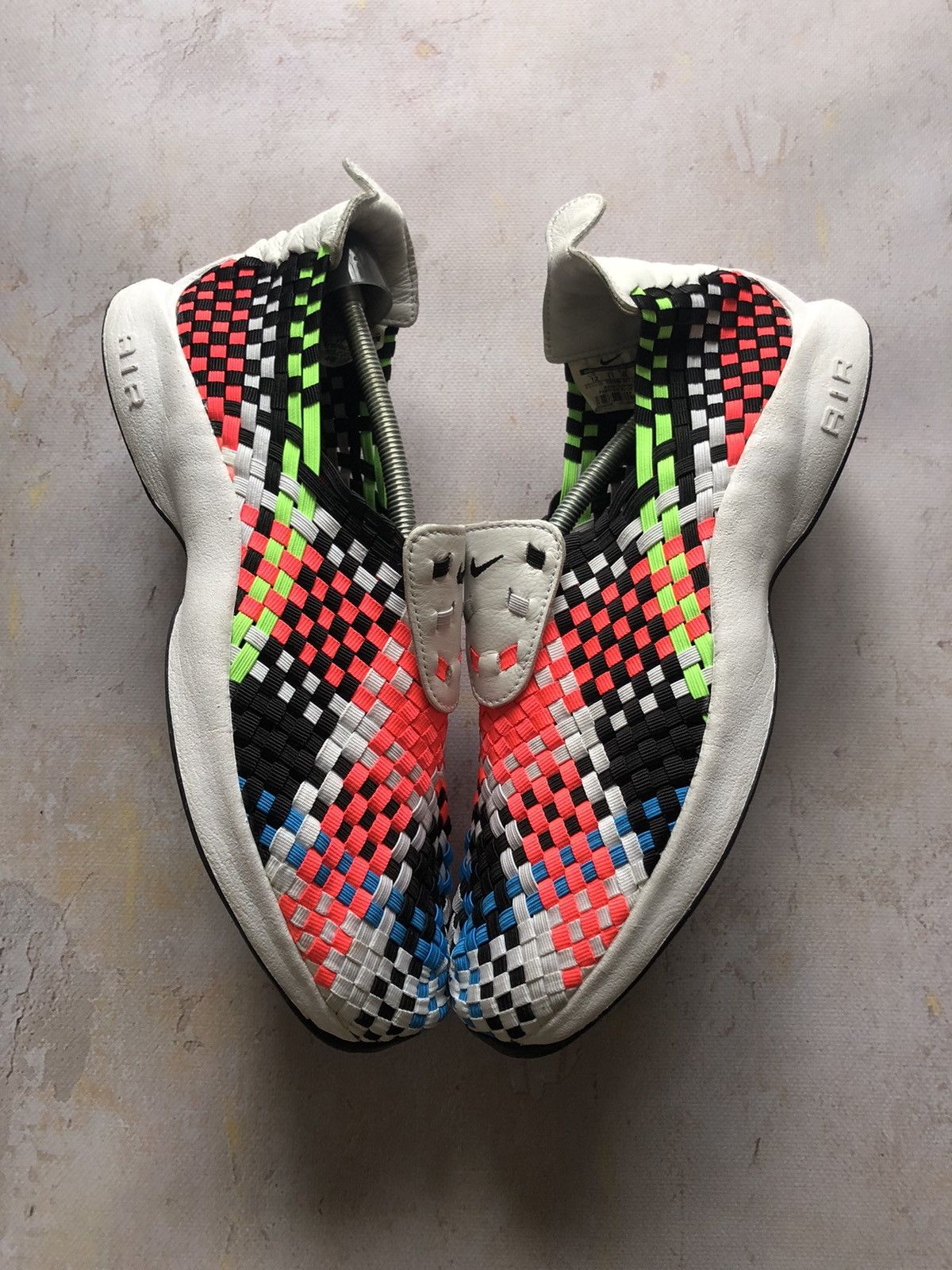 image of Nike Air Woven Rainbow Multicolor Sneakers, Men's (Size 12)