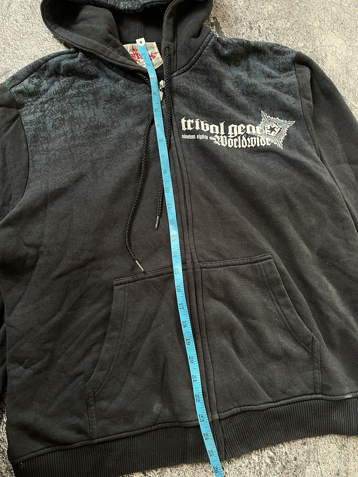 Japanese Brand Y2K Tribal Gear ifsixwasnine style ziphoodie Size US L / EU 52-54 / 3 - 8 Thumbnail