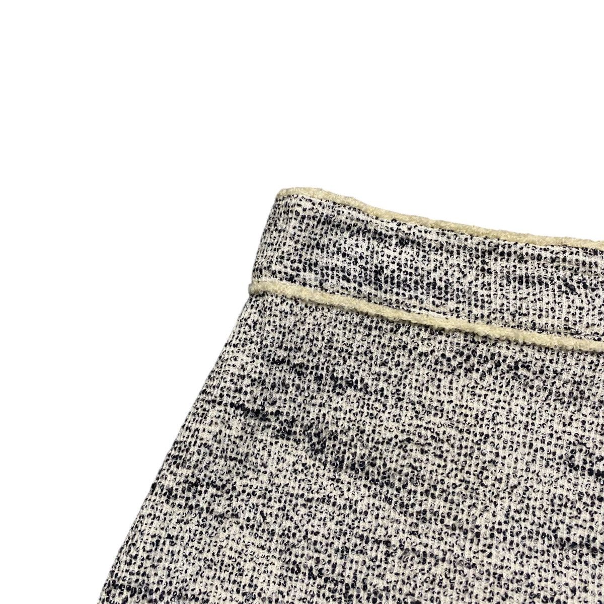 Theory Theory Made in Japan Black & White Tweed A-Line Skirt Size 27" / US 4 / IT 40 - 6 Thumbnail